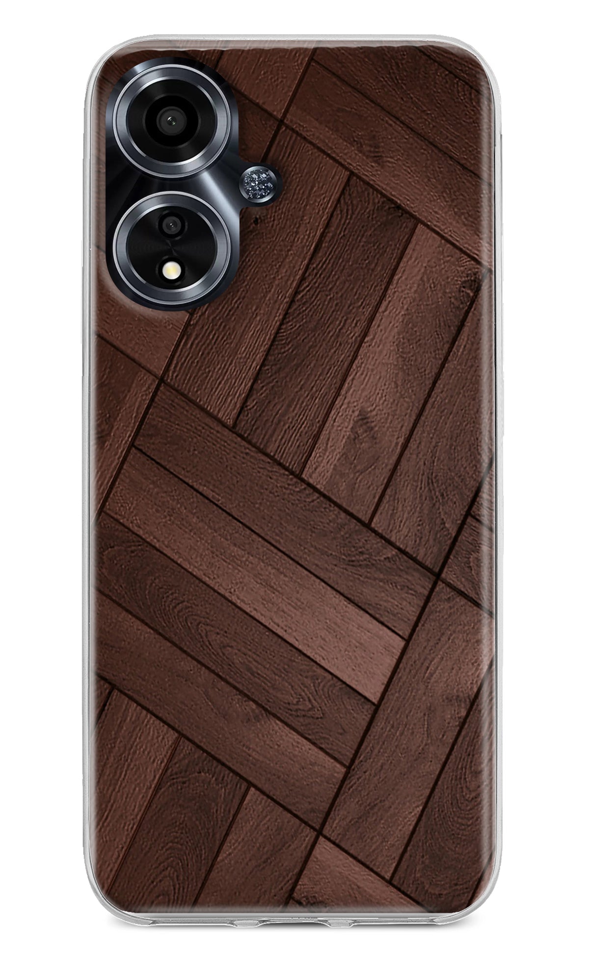 Wooden Texture Design Oppo A59 5G Back Cover