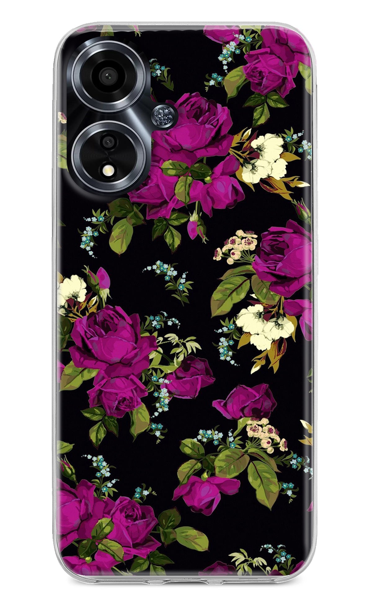 Flowers Oppo A59 5G Back Cover