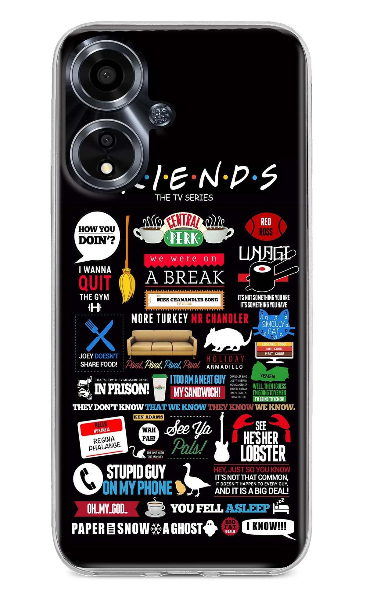 FRIENDS Oppo A59 5G Back Cover