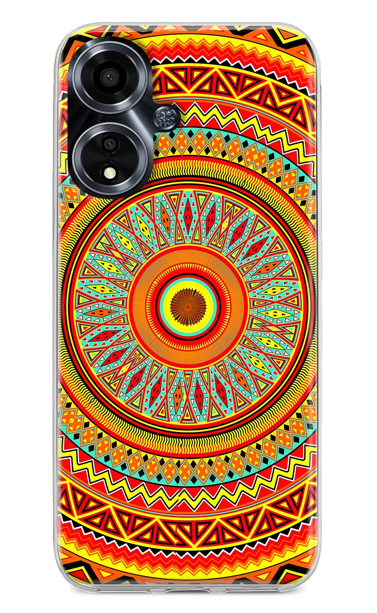 Mandala Pattern Oppo A59 5G Back Cover