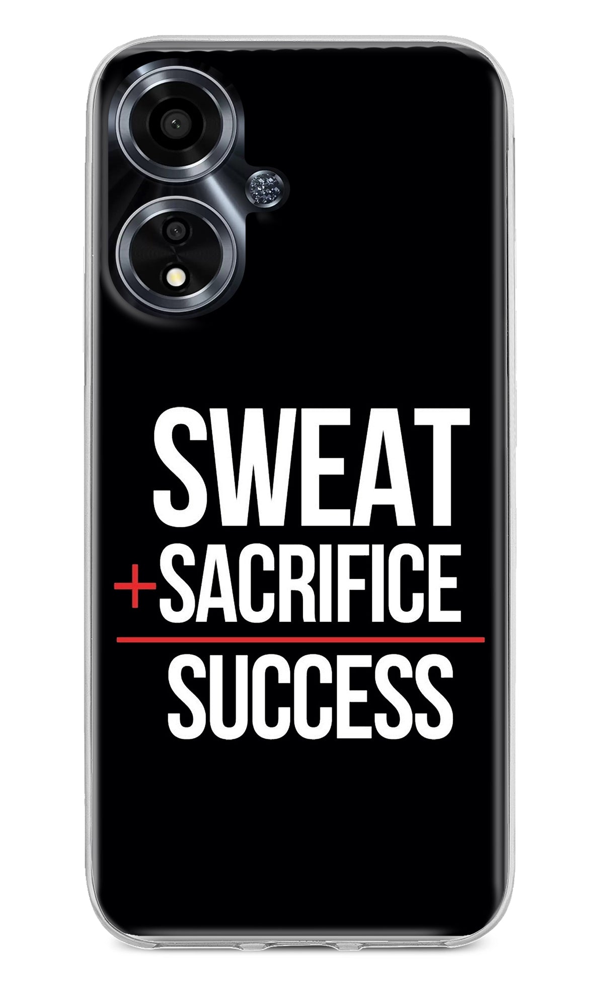 Sweat Sacrifice Success Oppo A59 5G Back Cover