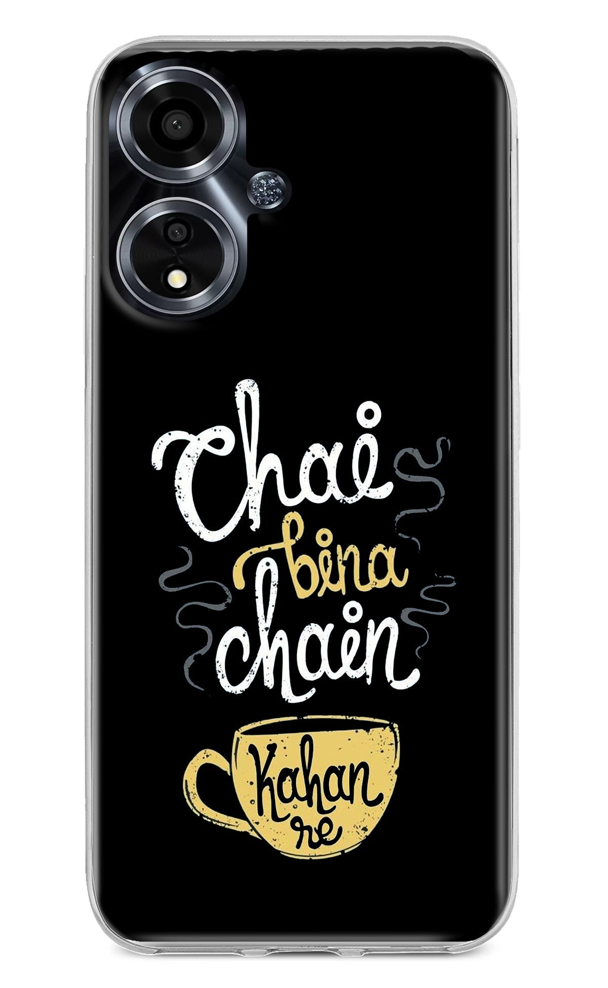 Chai Bina Chain Kaha Re Oppo A59 5G Back Cover