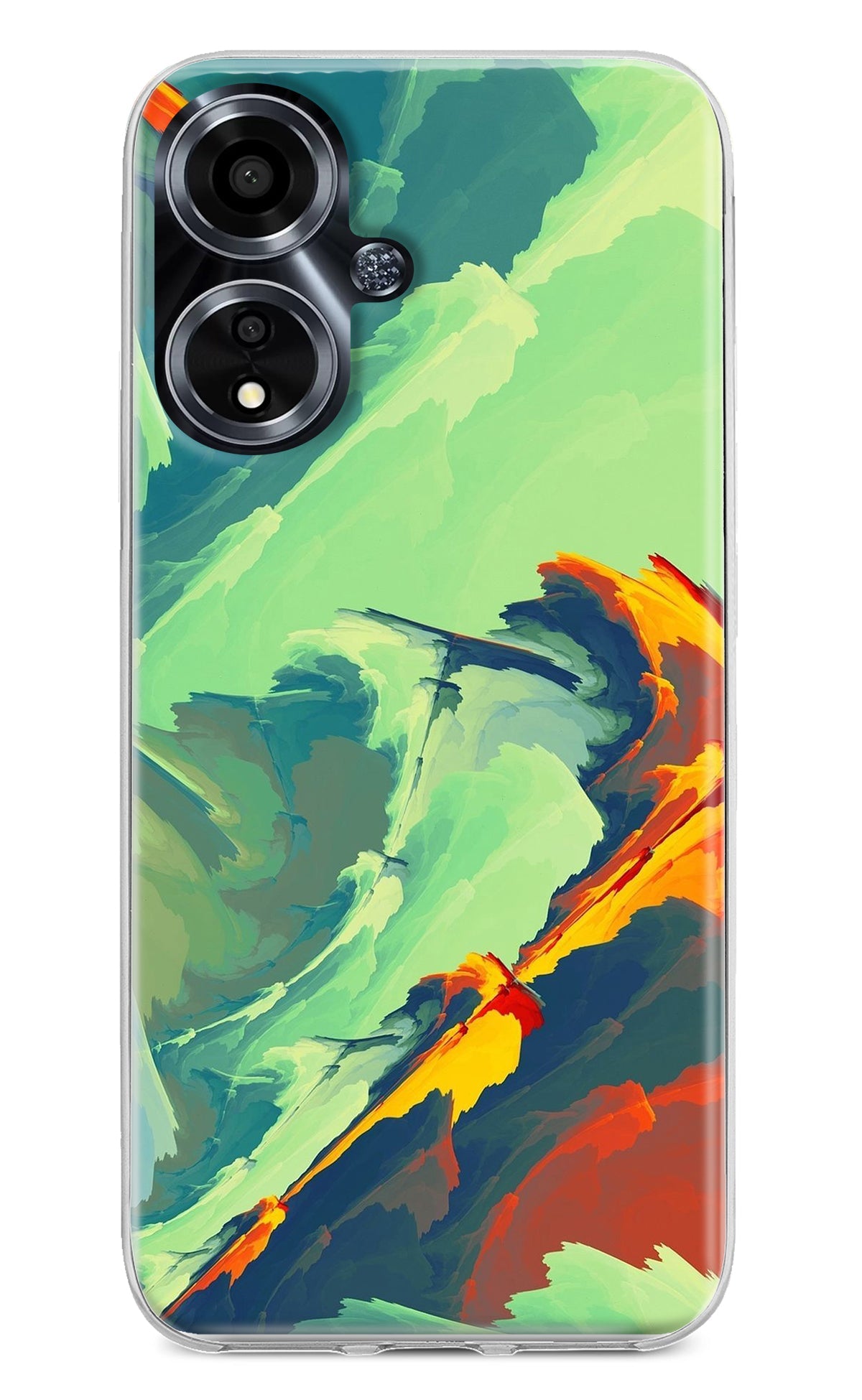 Paint Art Oppo A59 5G Back Cover