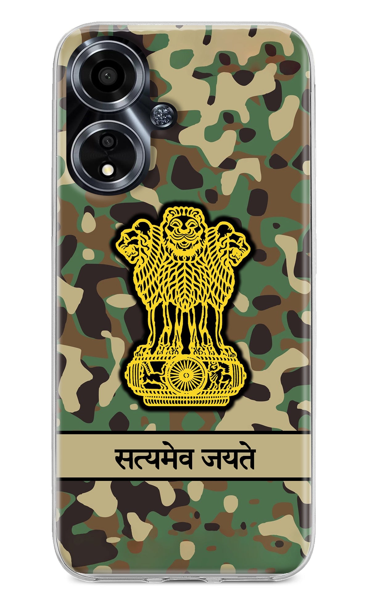 Satyamev Jayate Army Oppo A59 5G Back Cover