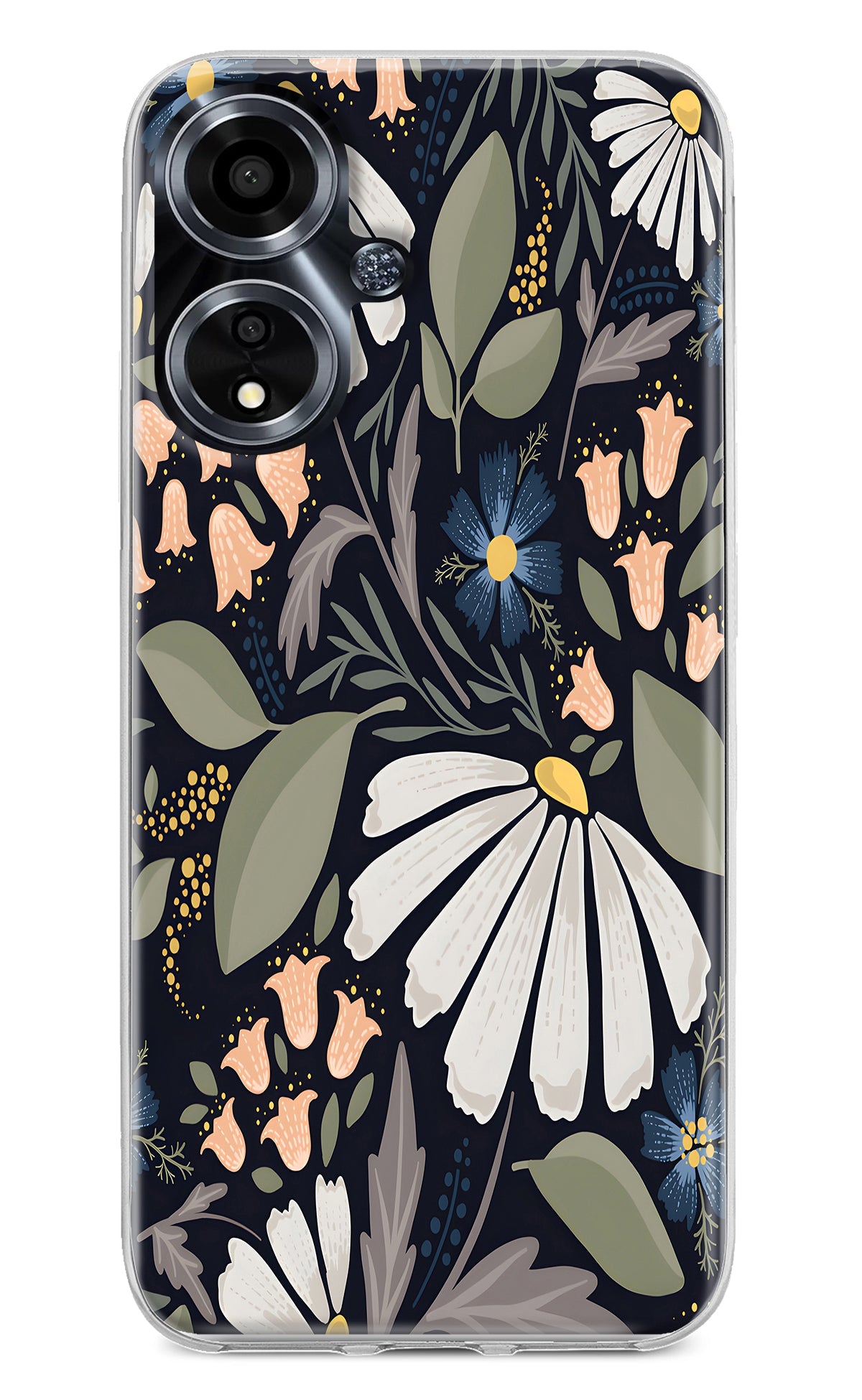 Flowers Art Oppo A59 5G Back Cover