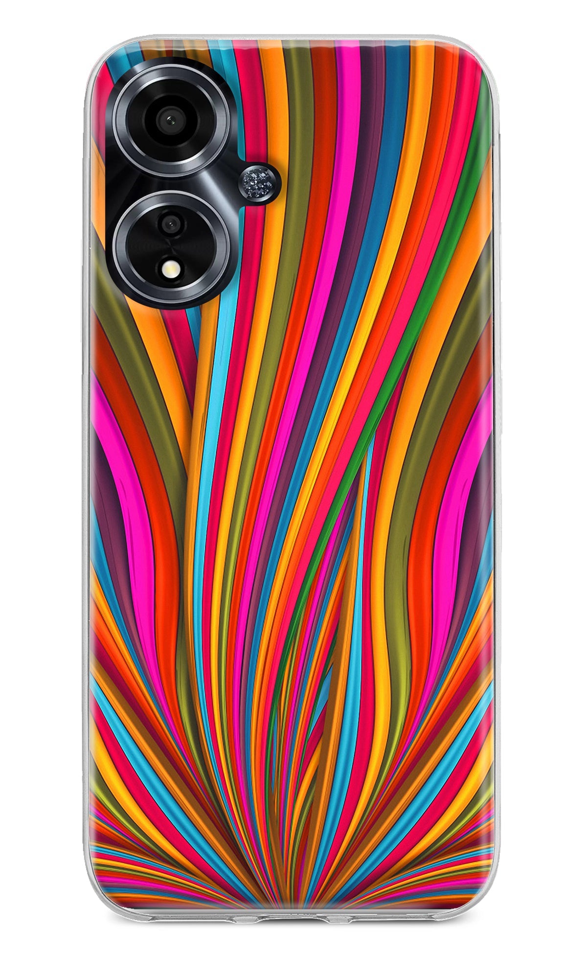 Trippy Wavy Oppo A59 5G Back Cover