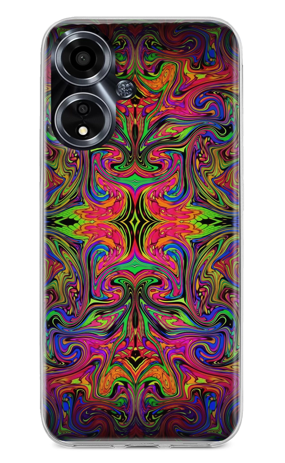 Psychedelic Art Oppo A59 5G Back Cover