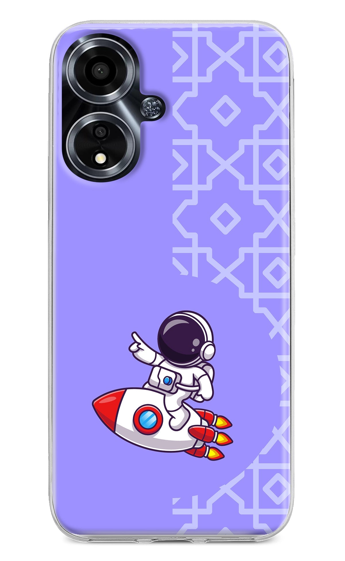 Cute Astronaut Oppo A59 5G Back Cover