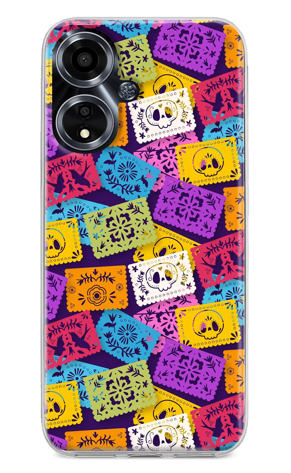 Mexican Pattern Oppo A59 5G Back Cover