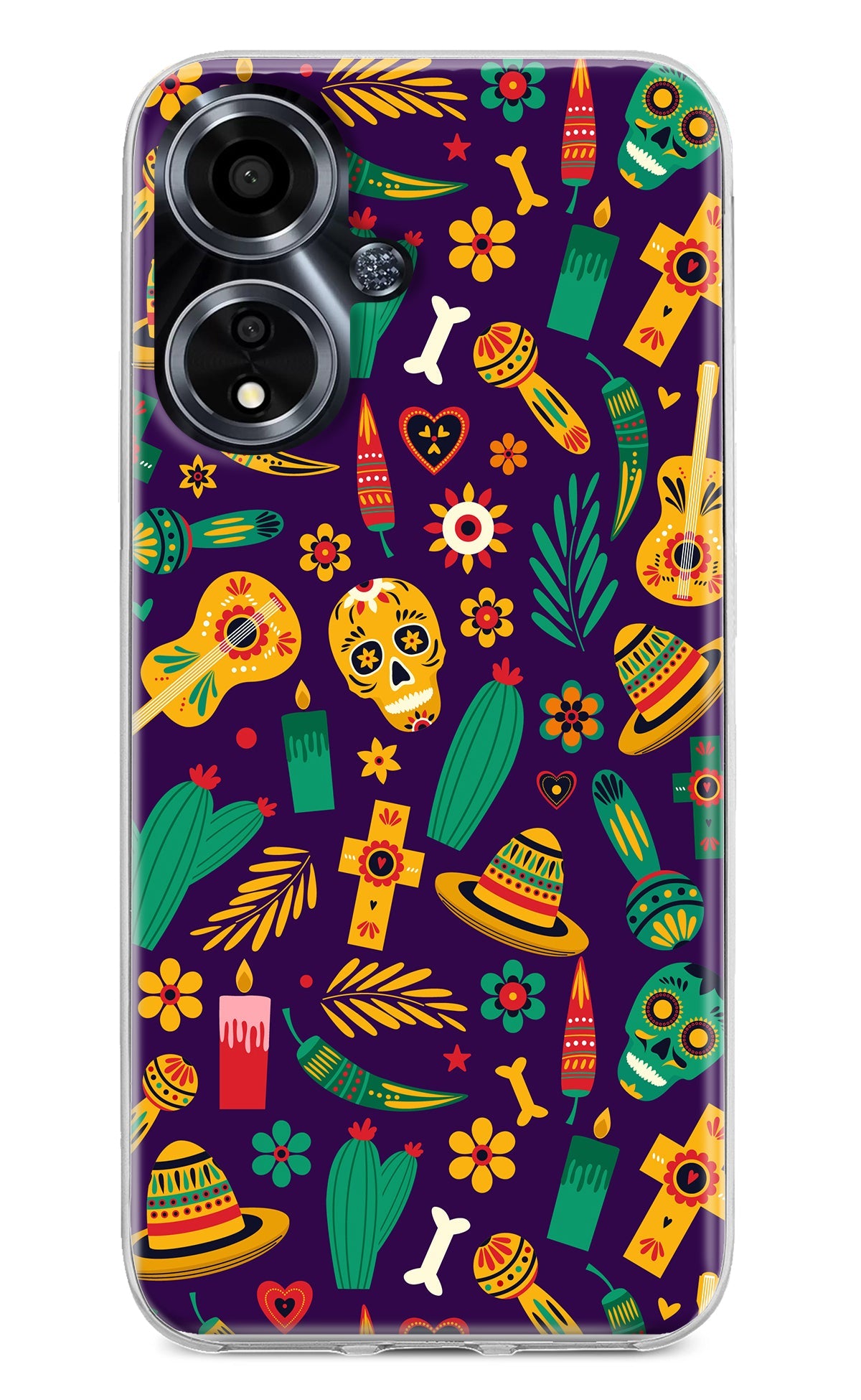 Mexican Artwork Oppo A59 5G Back Cover