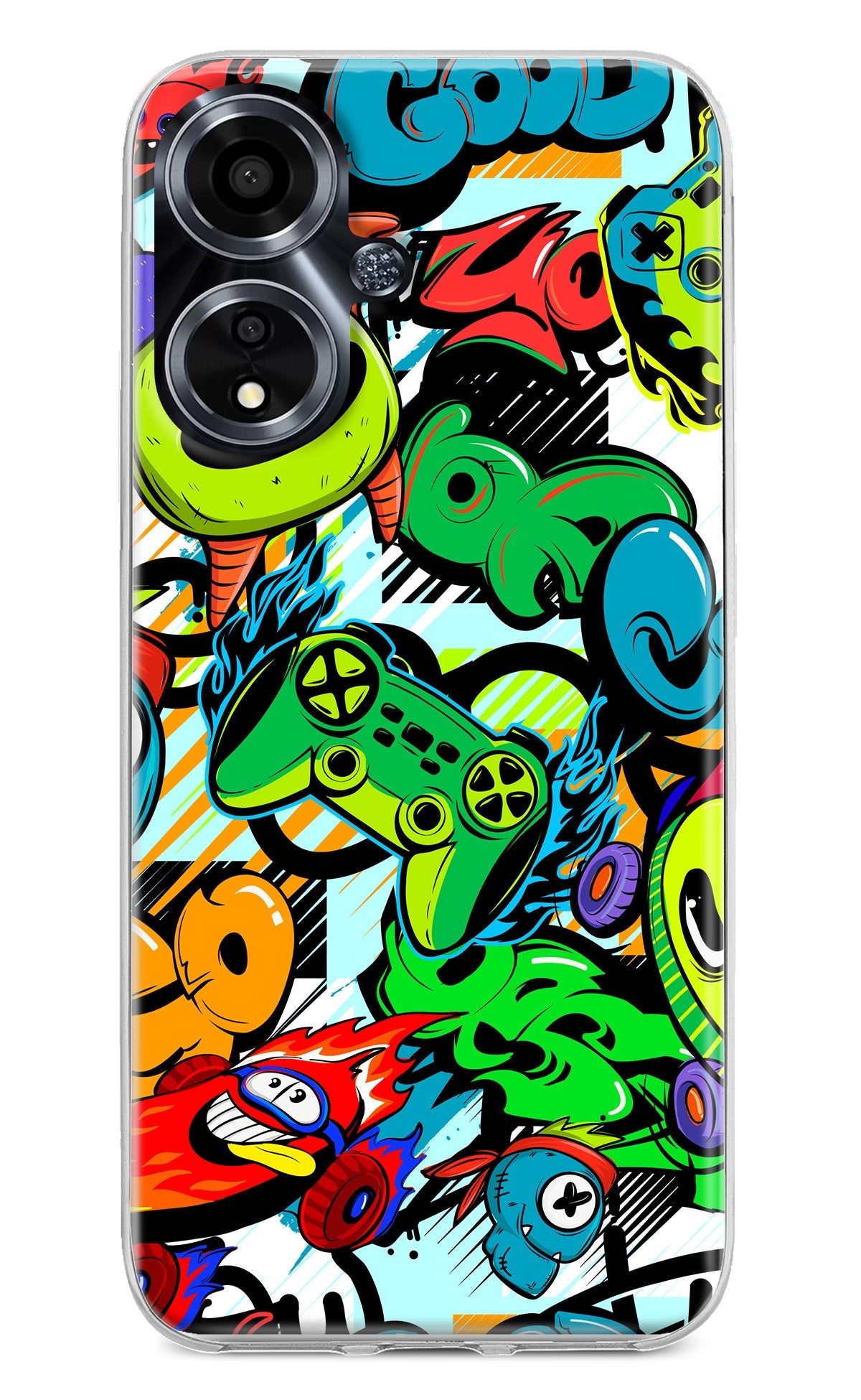 Game Doodle Oppo A59 5G Back Cover