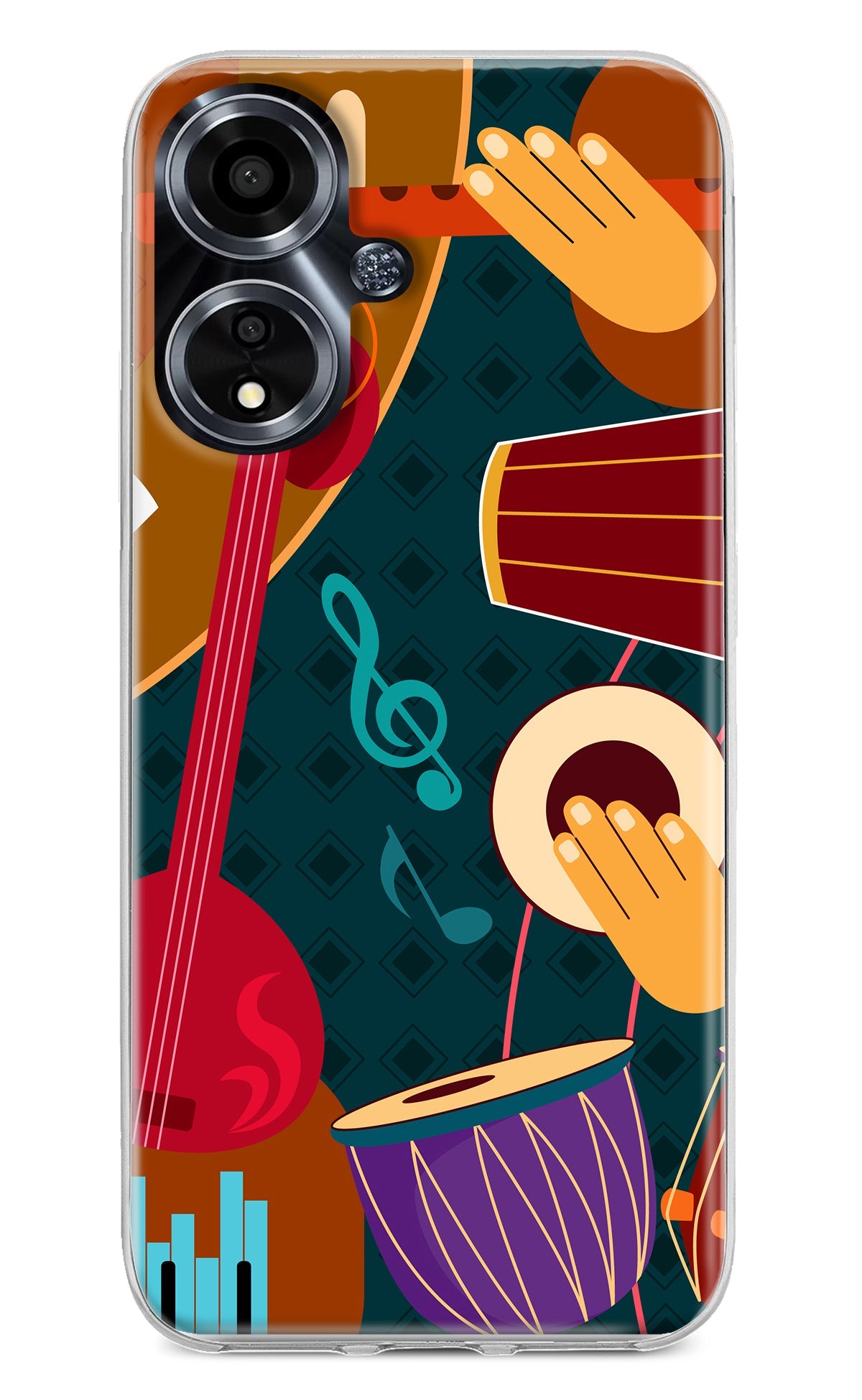 Music Instrument Oppo A59 5G Back Cover