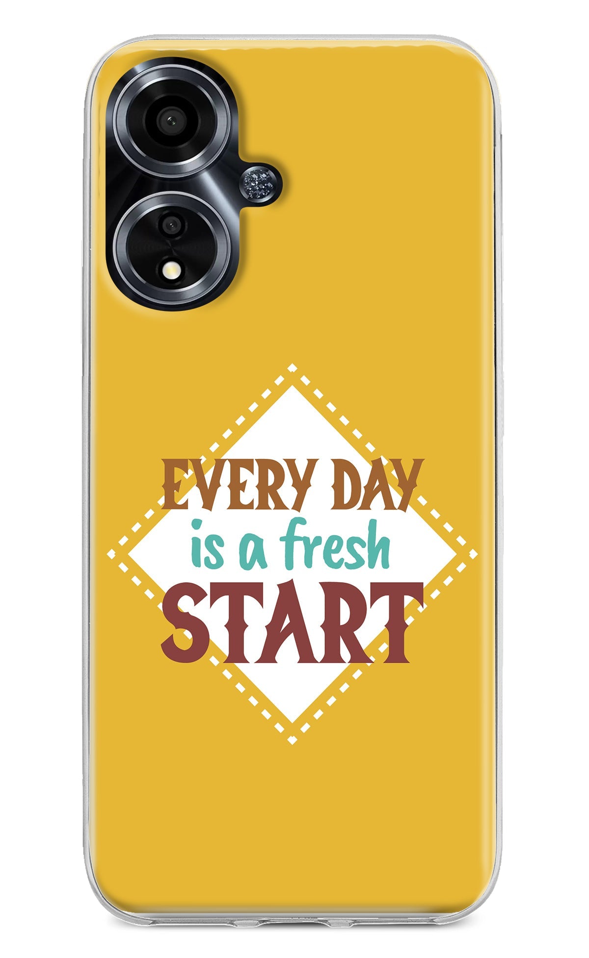 Every day is a Fresh Start Oppo A59 5G Back Cover