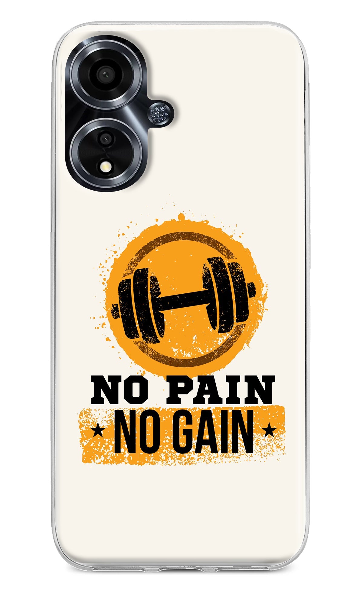 No Pain No Gain Oppo A59 5G Back Cover