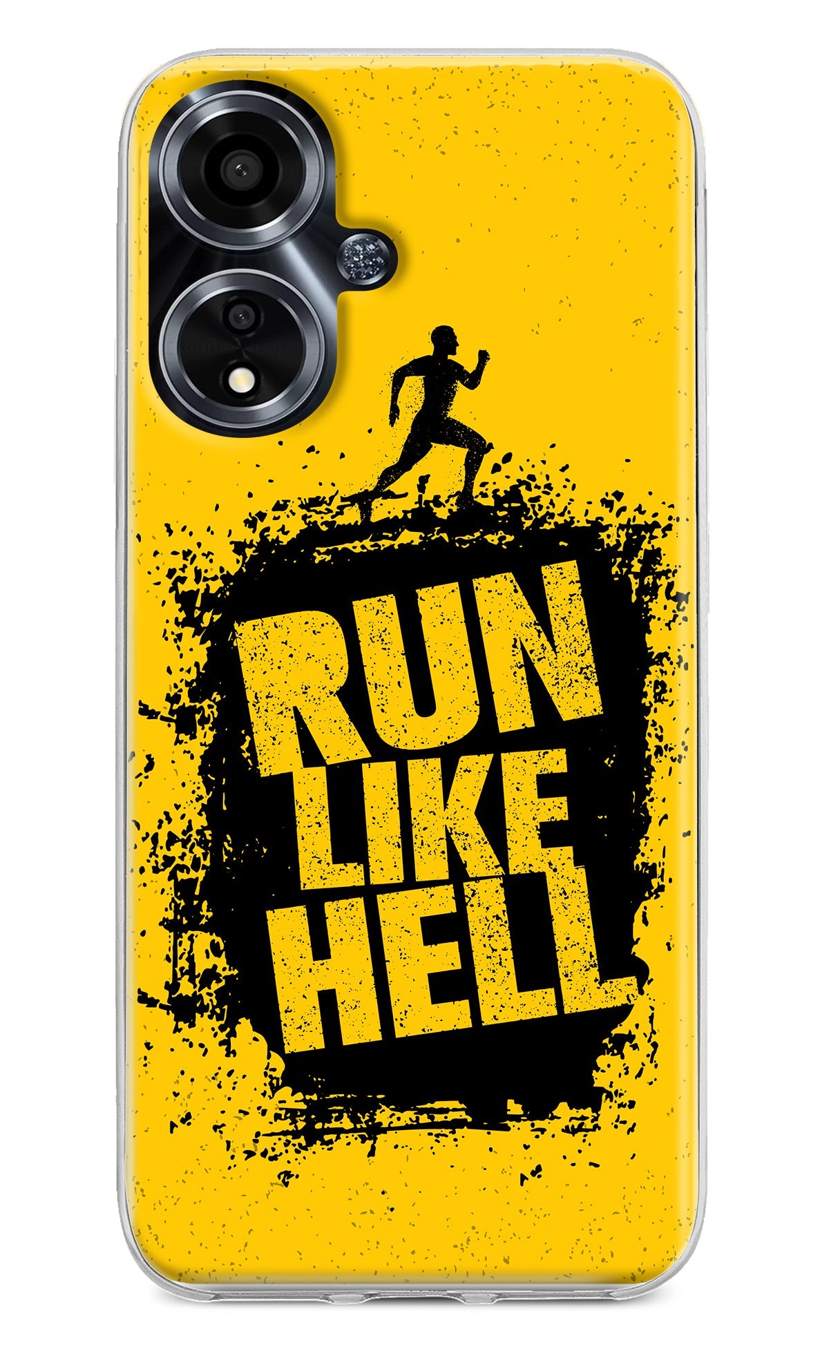 Run Like Hell Oppo A59 5G Back Cover