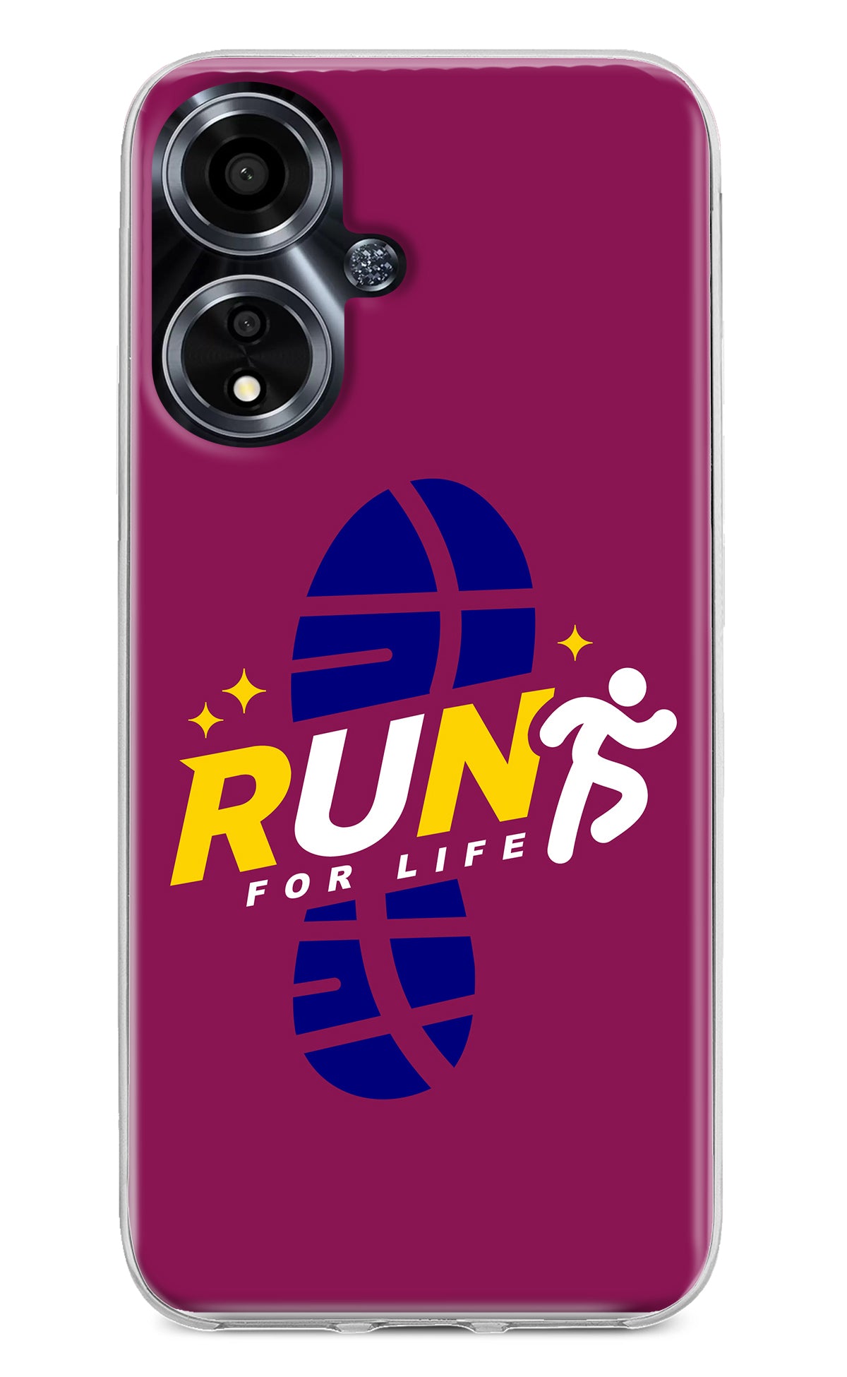 Run for Life Oppo A59 5G Back Cover