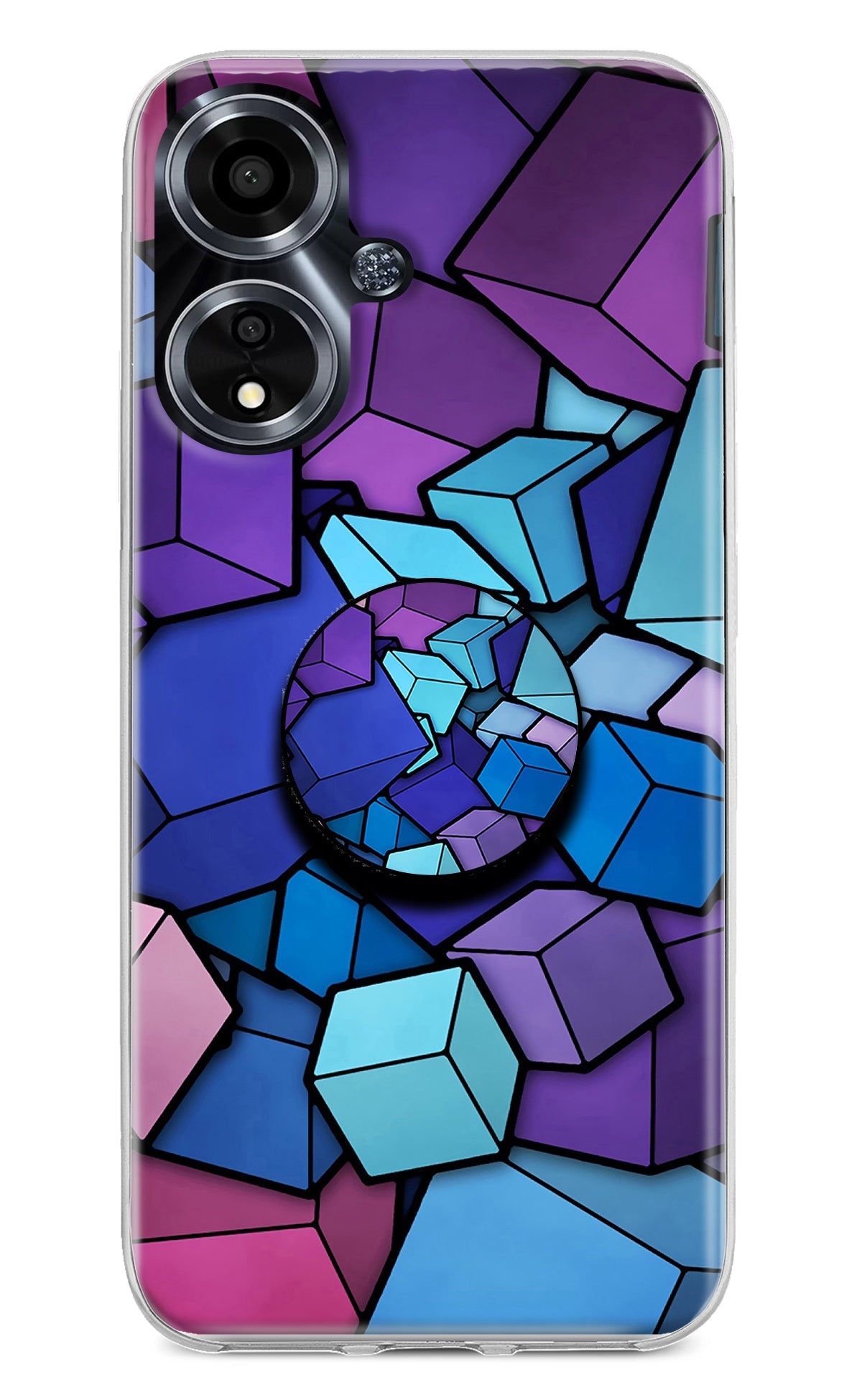 Cubic Abstract Oppo A59 5G Pop Case