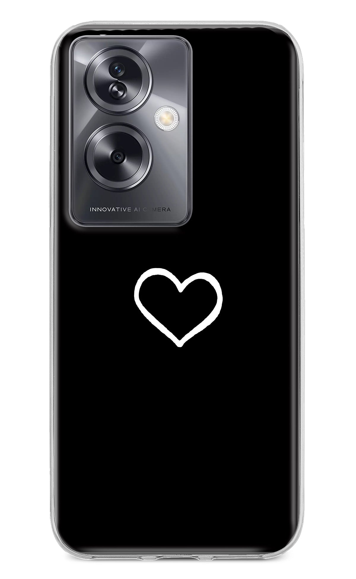 Heart Oppo A79 5G Back Cover