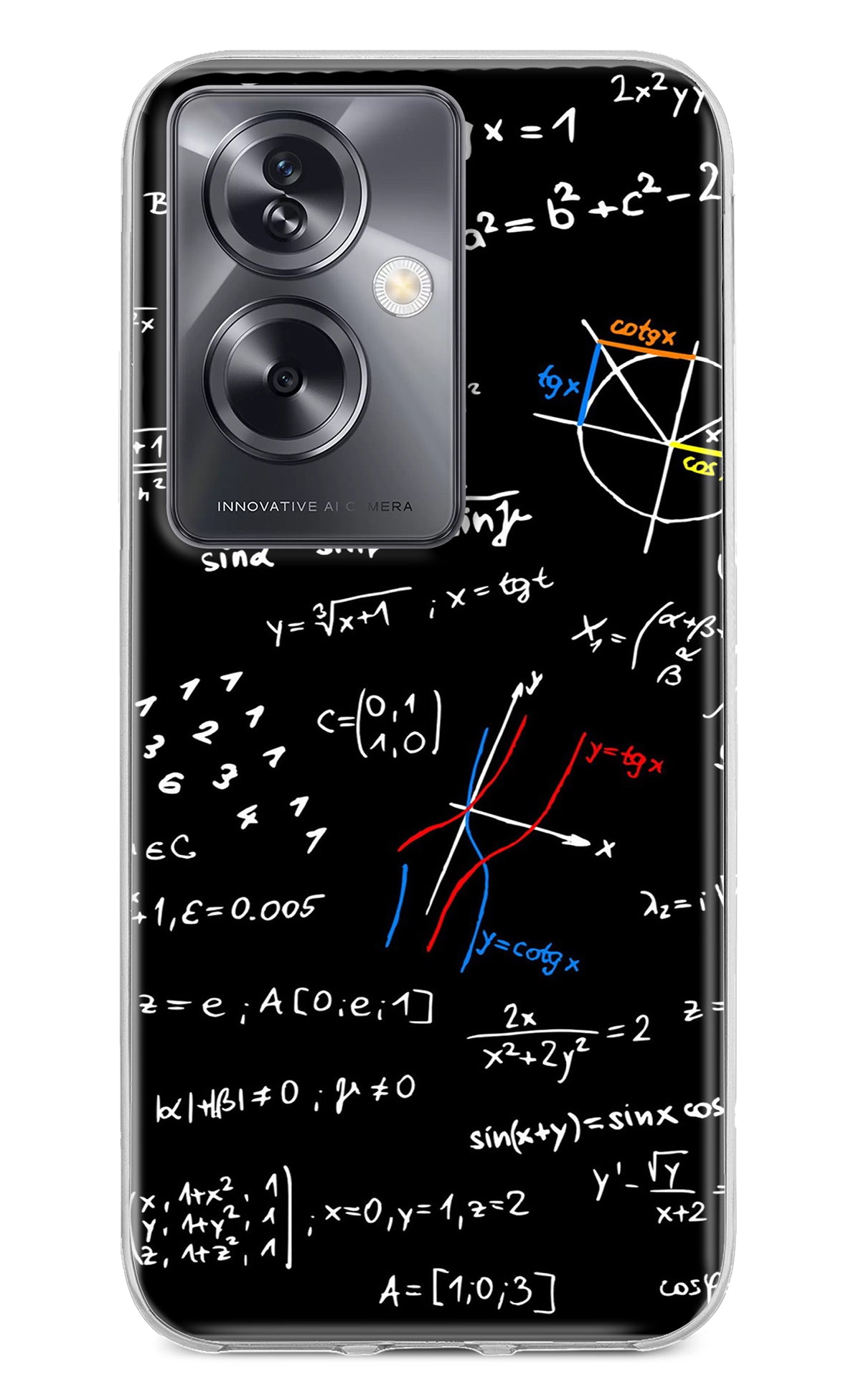 Mathematics Formula Oppo A79 5G Back Cover