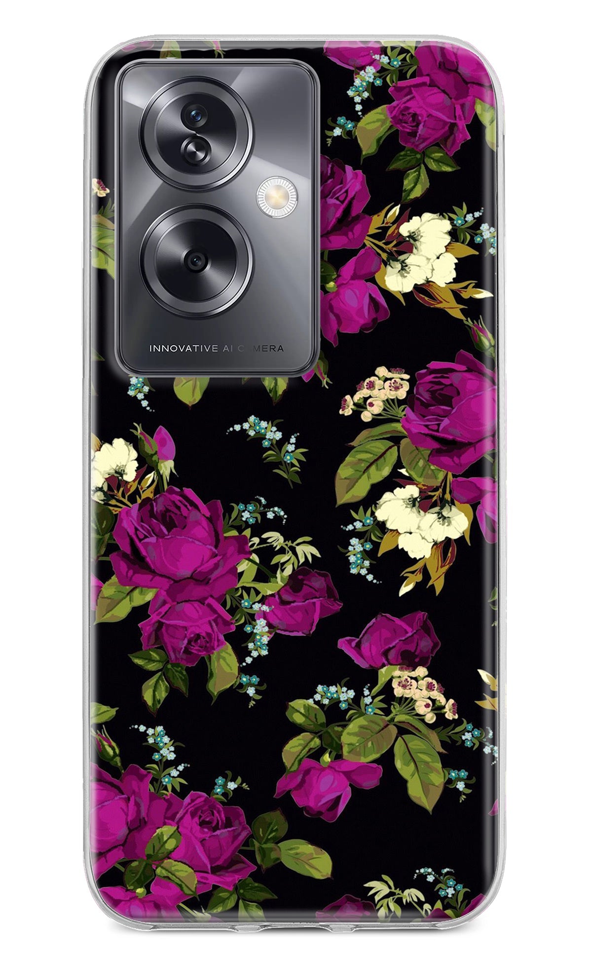 Flowers Oppo A79 5G Back Cover