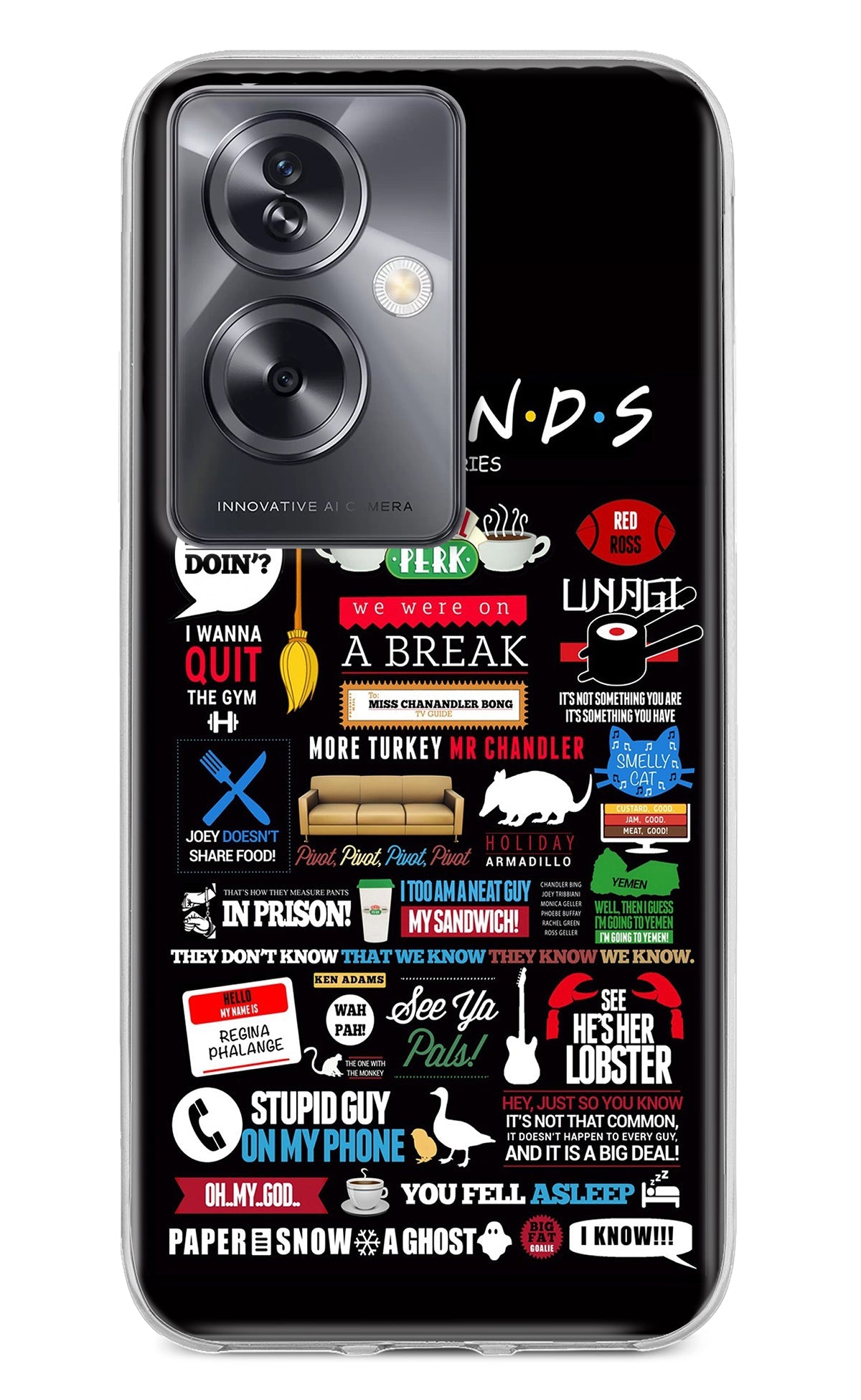 FRIENDS Oppo A79 5G Back Cover