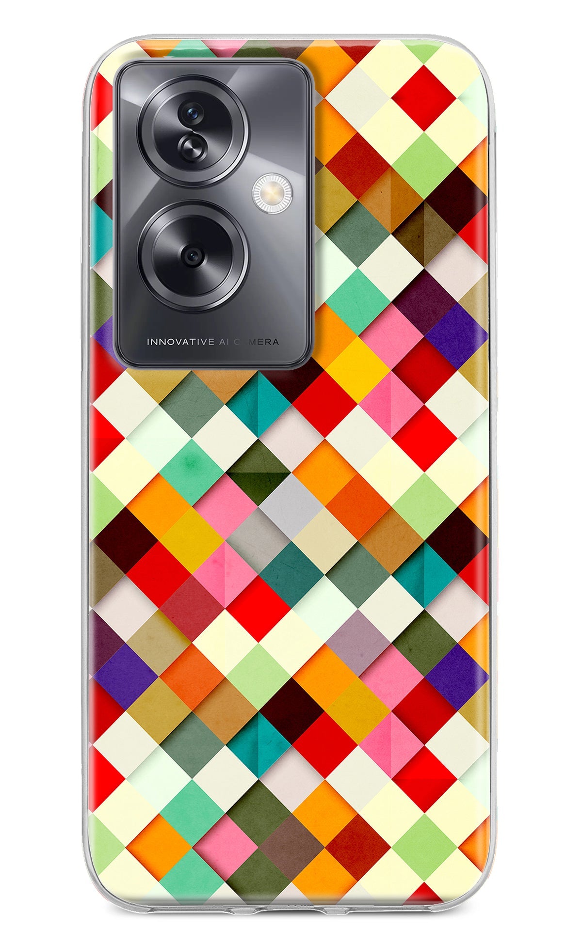 Geometric Abstract Colorful Oppo A79 5G Back Cover