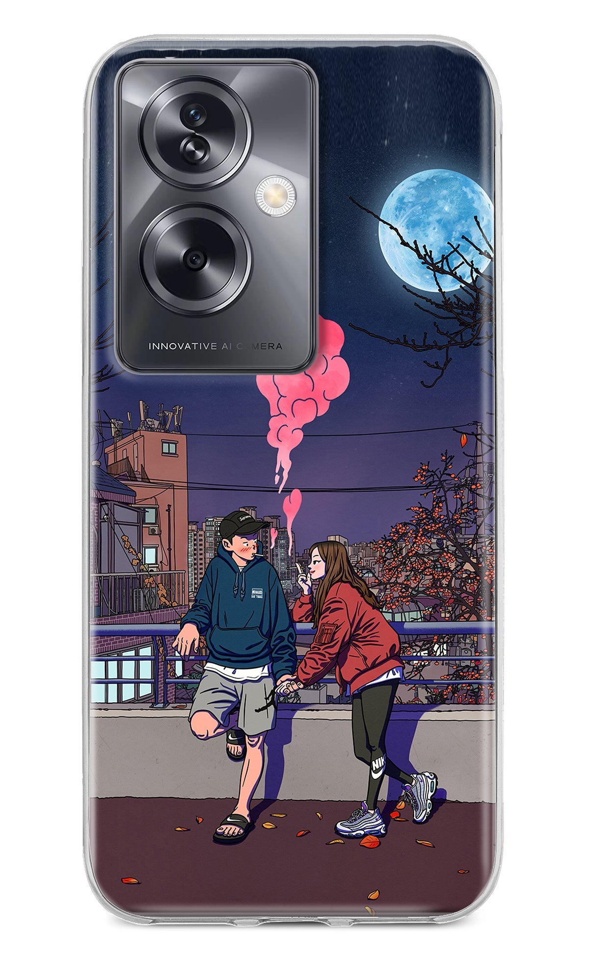 Chilling Couple Oppo A79 5G Back Cover
