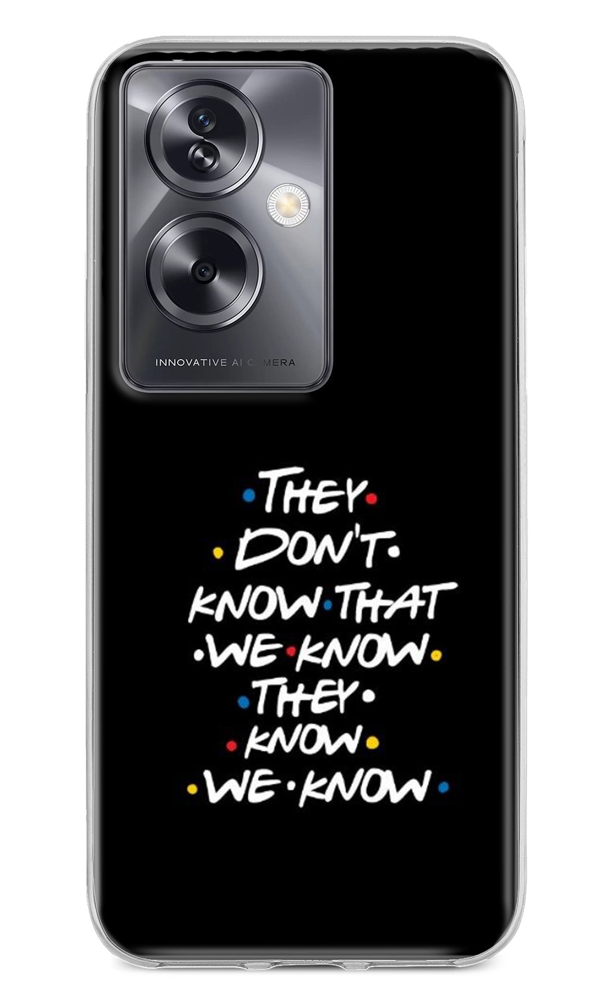 FRIENDS Dialogue Oppo A79 5G Back Cover