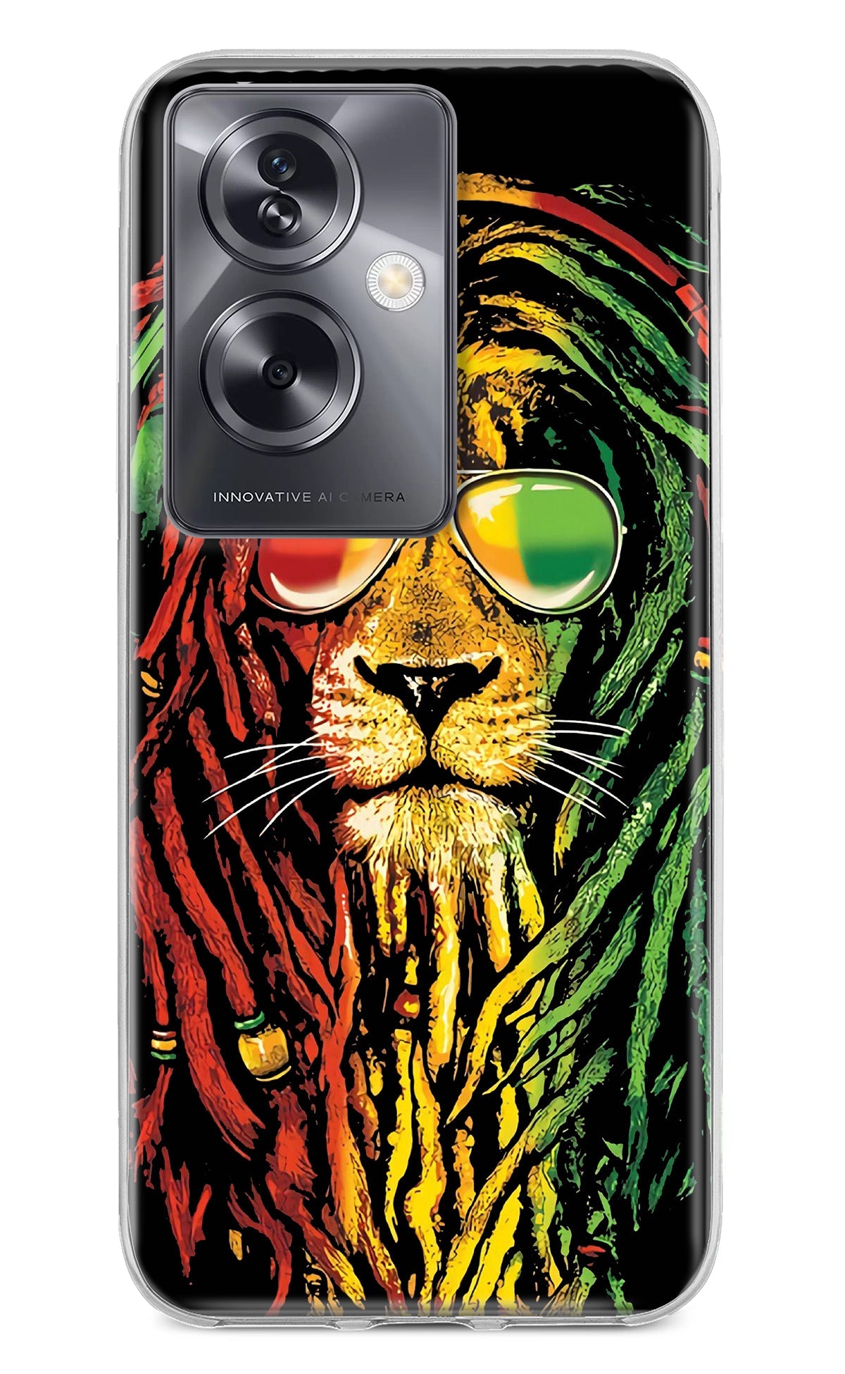 Rasta Lion Oppo A79 5G Back Cover