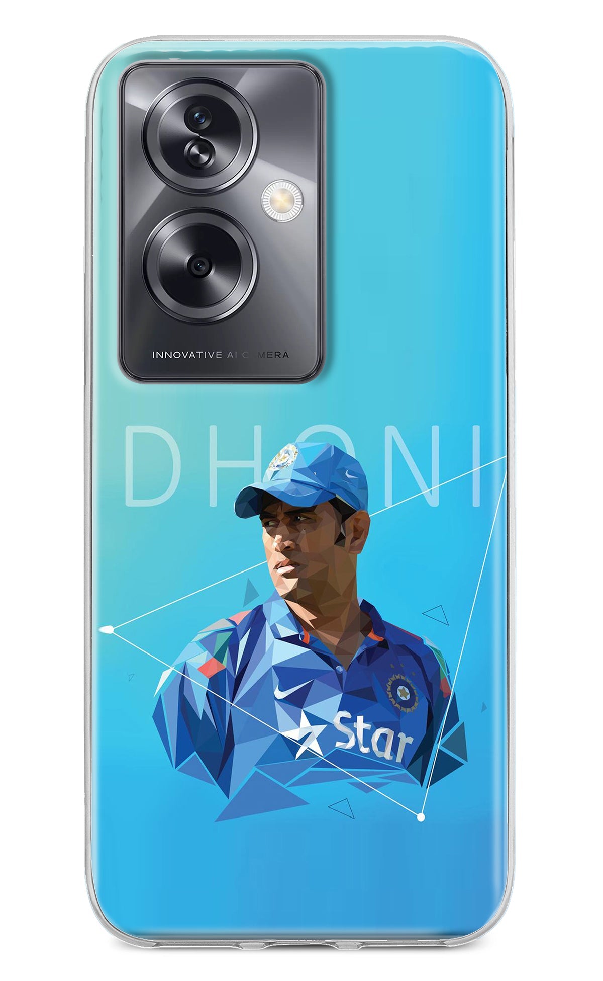 Dhoni Artwork Oppo A79 5G Back Cover