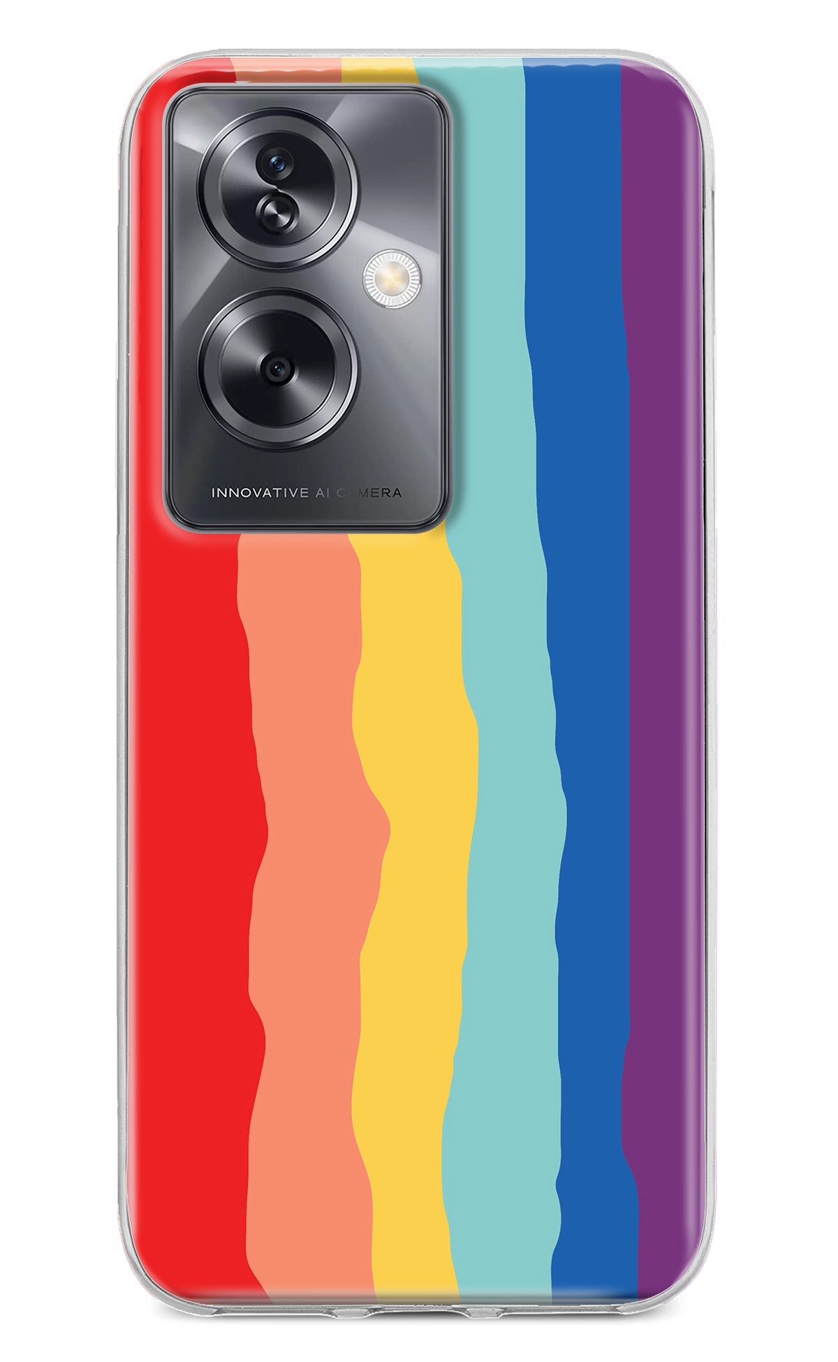 Rainbow Oppo A79 5G Back Cover