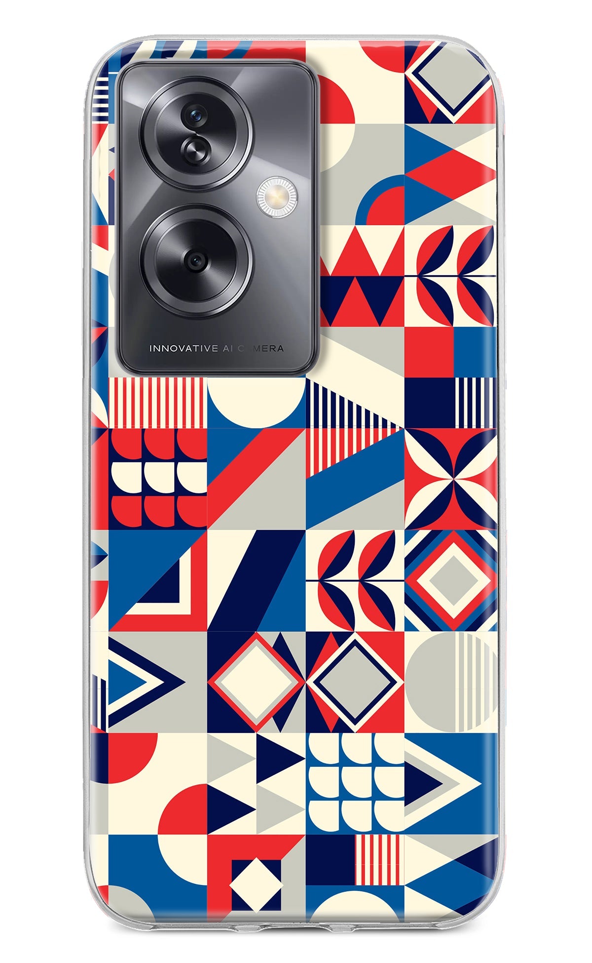 Colorful Pattern Oppo A79 5G Back Cover