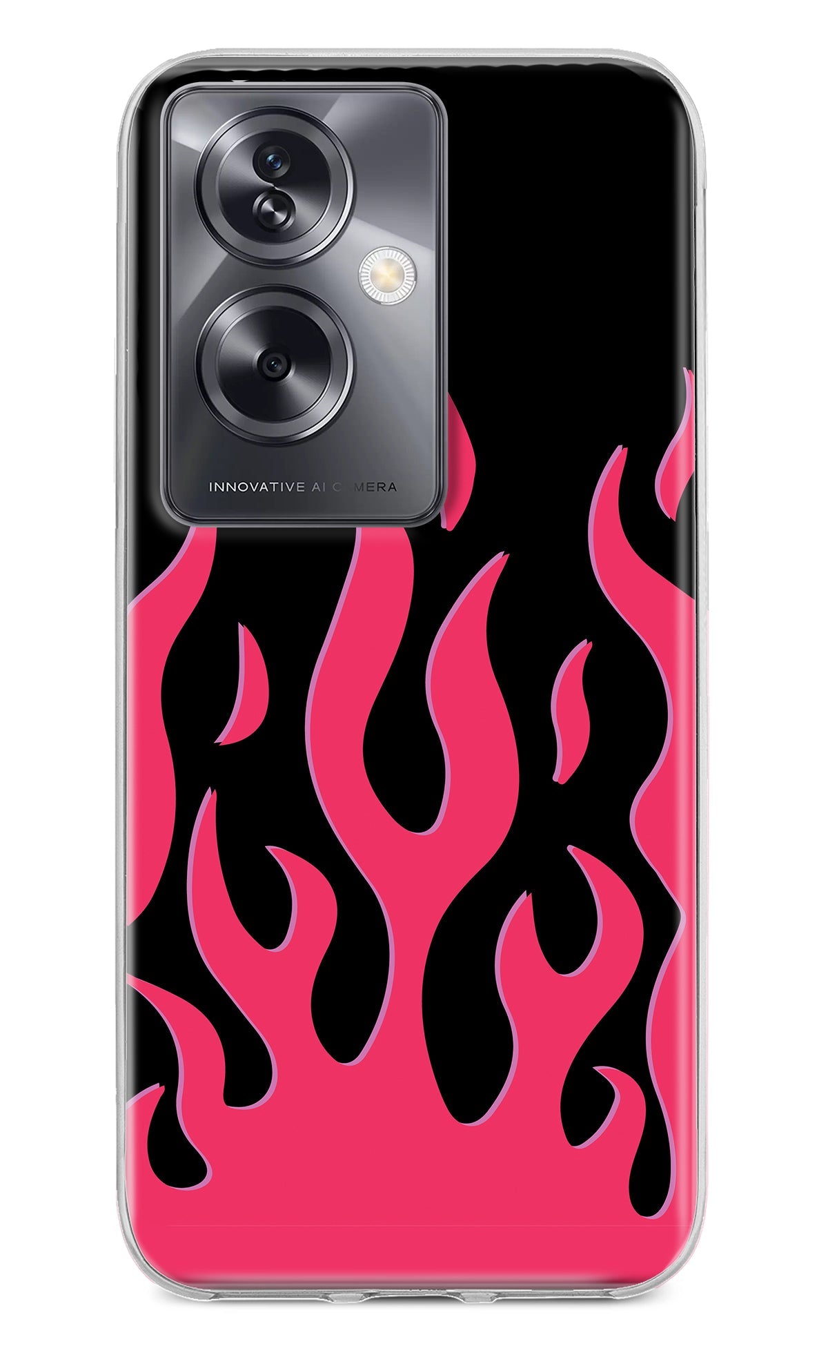 Fire Flames Oppo A79 5G Back Cover