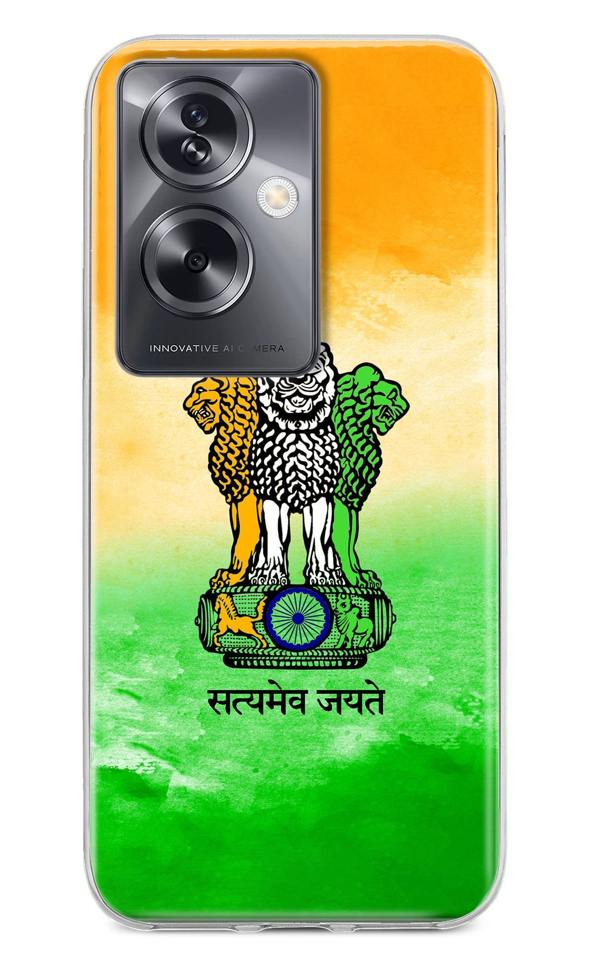 Satyamev Jayate Flag Oppo A79 5G Back Cover