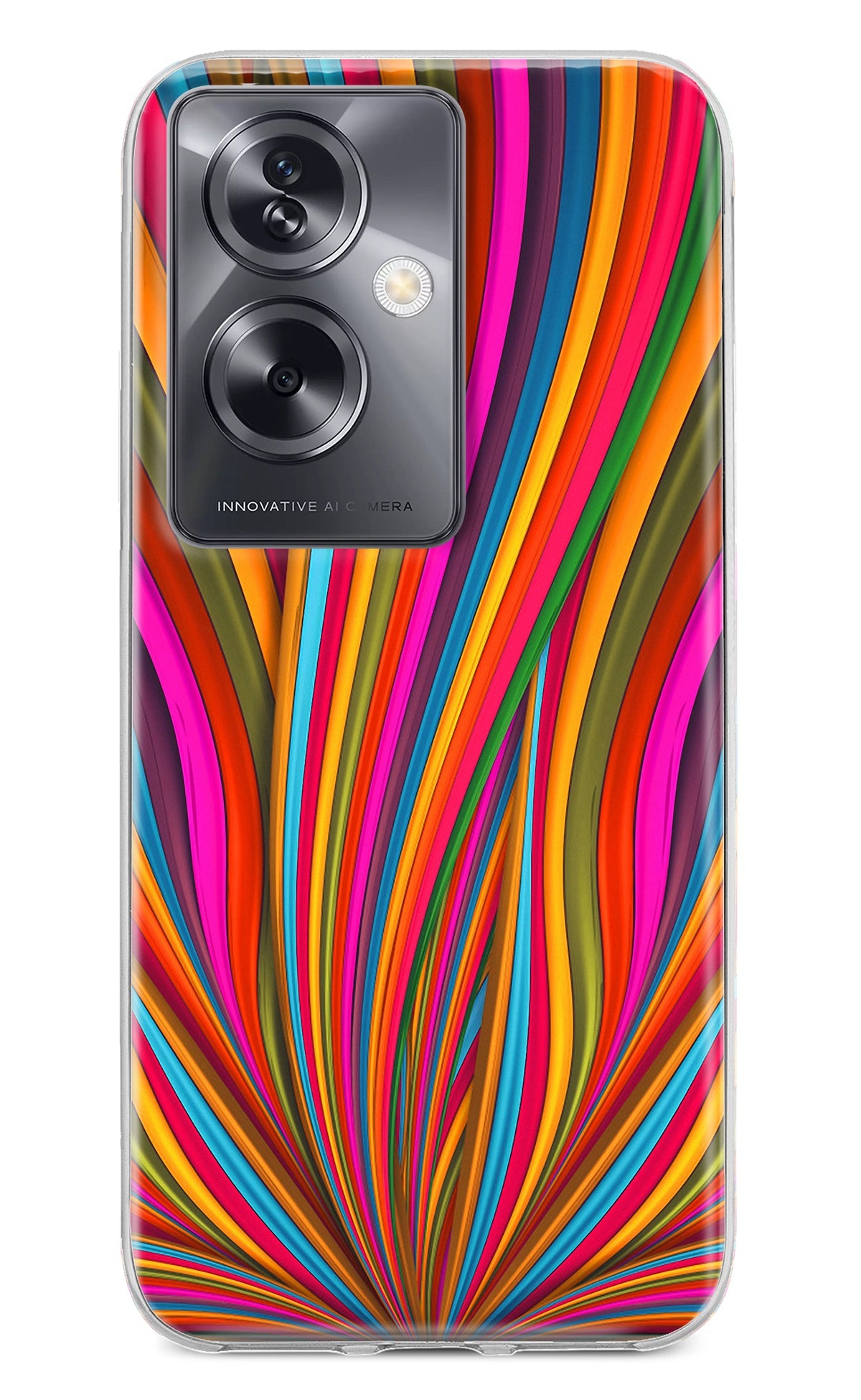 Trippy Wavy Oppo A79 5G Back Cover