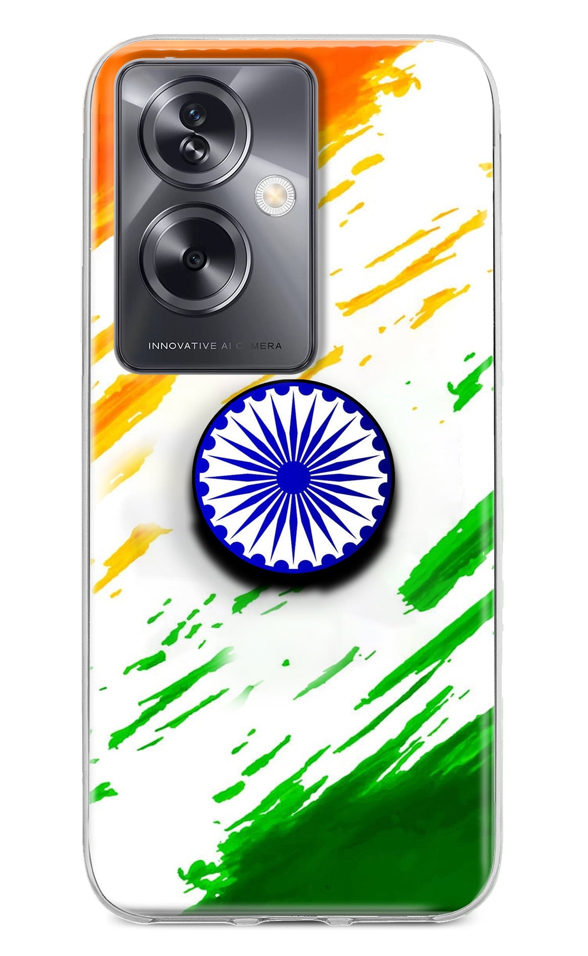 Indian Flag Ashoka Chakra Oppo A79 5G Pop Case