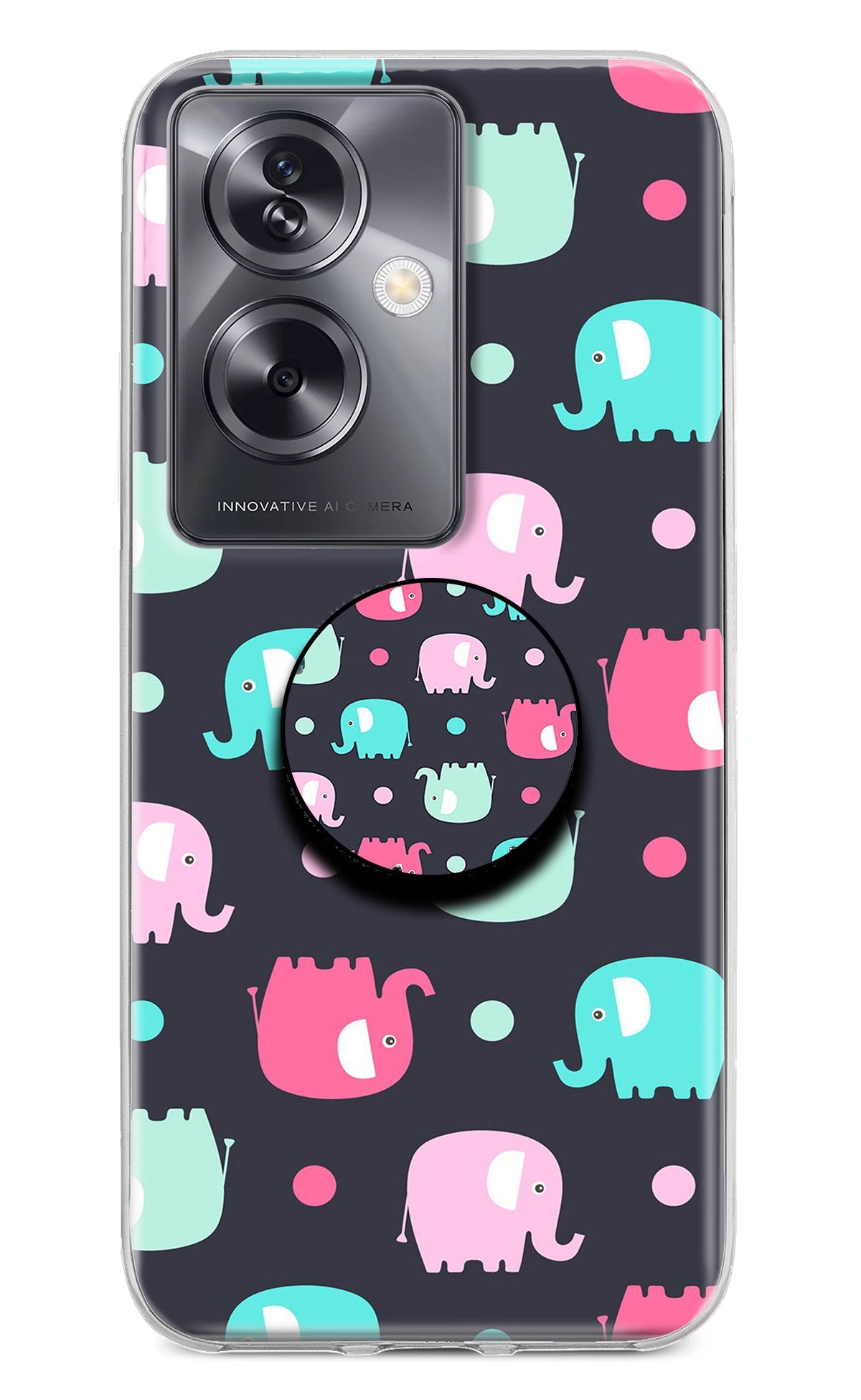 Baby Elephants Oppo A79 5G Pop Case