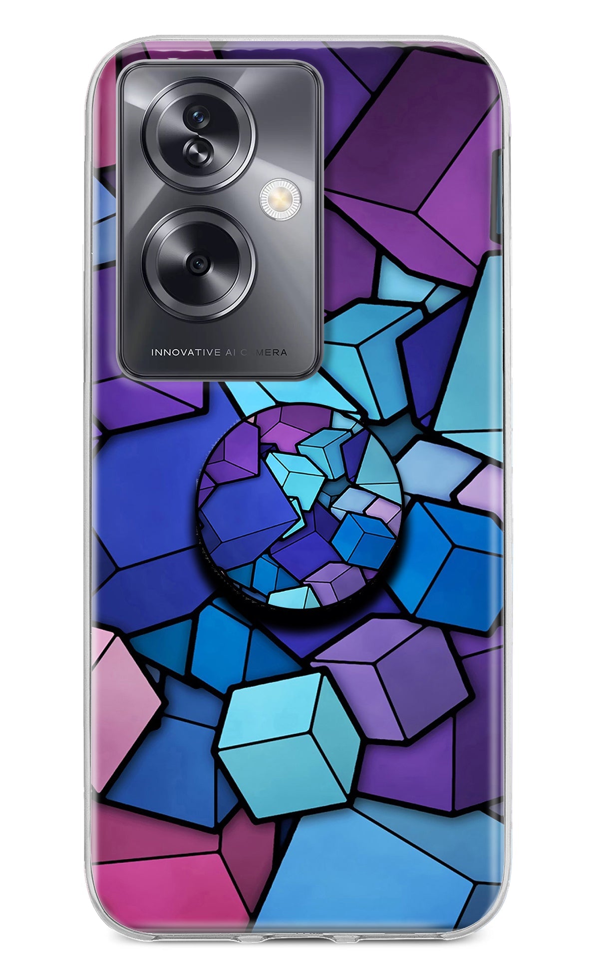 Cubic Abstract Oppo A79 5G Pop Case
