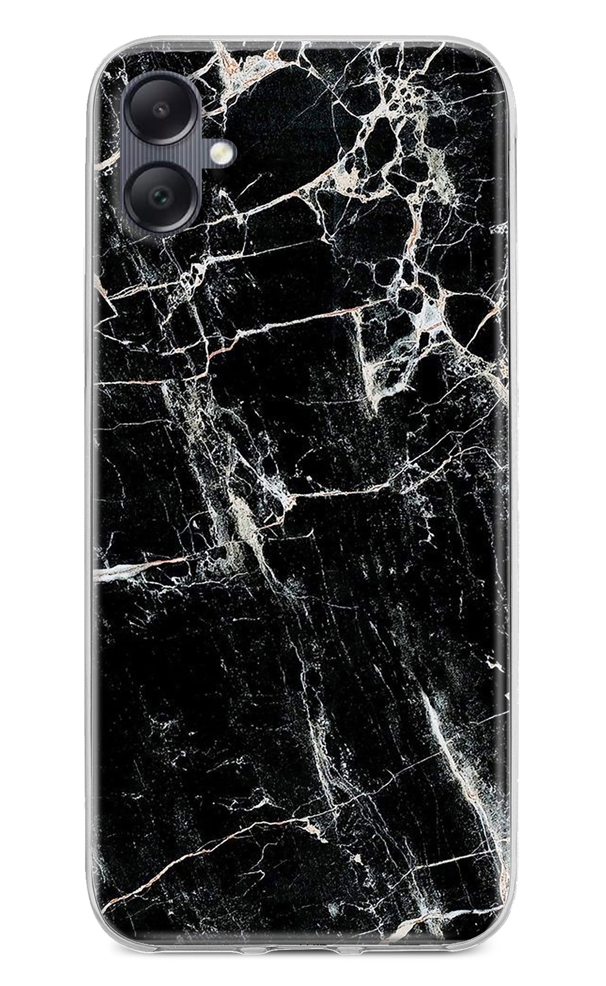 Black Marble Texture Samsung A05 Back Cover