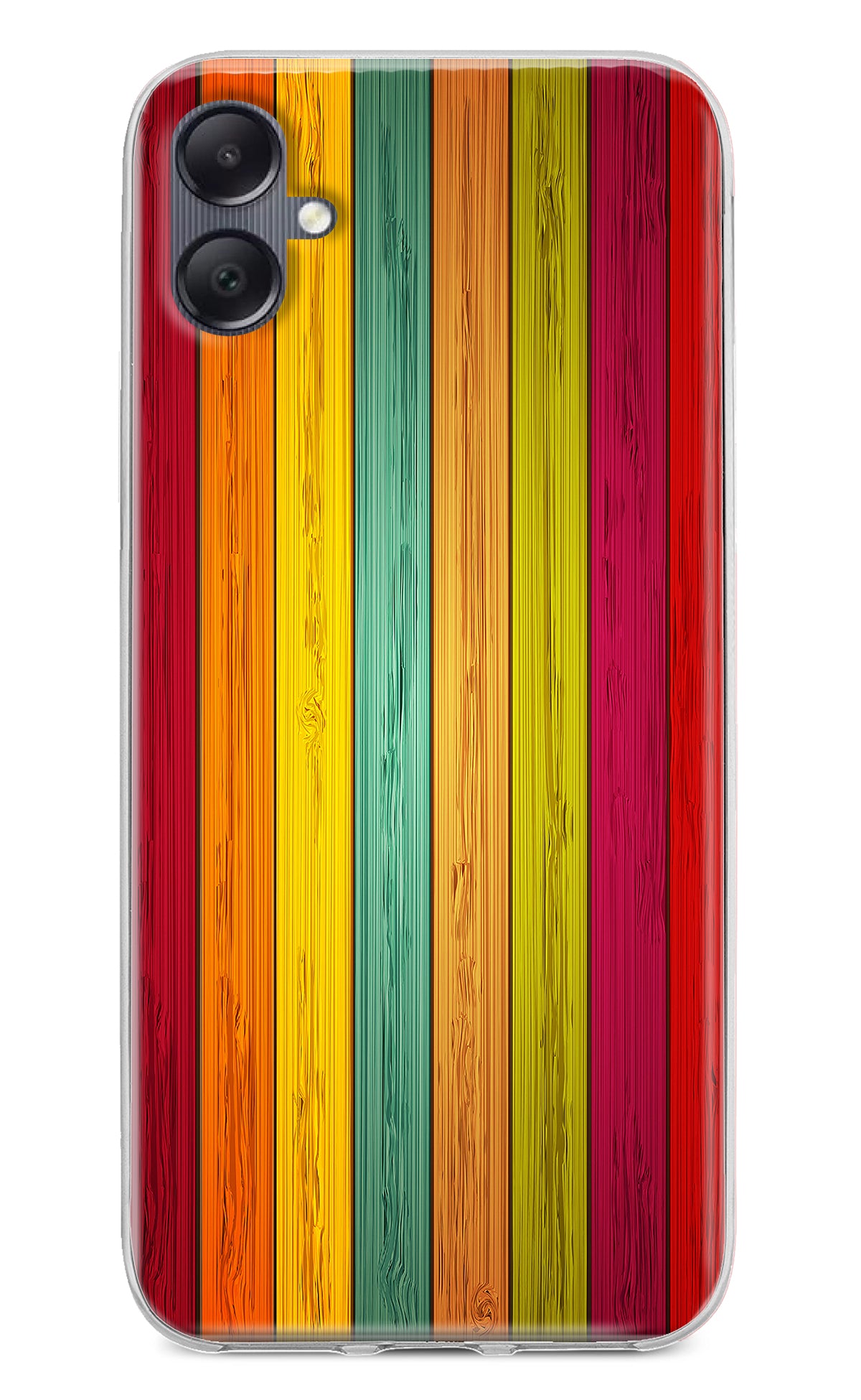 Multicolor Wooden Samsung A05 Back Cover