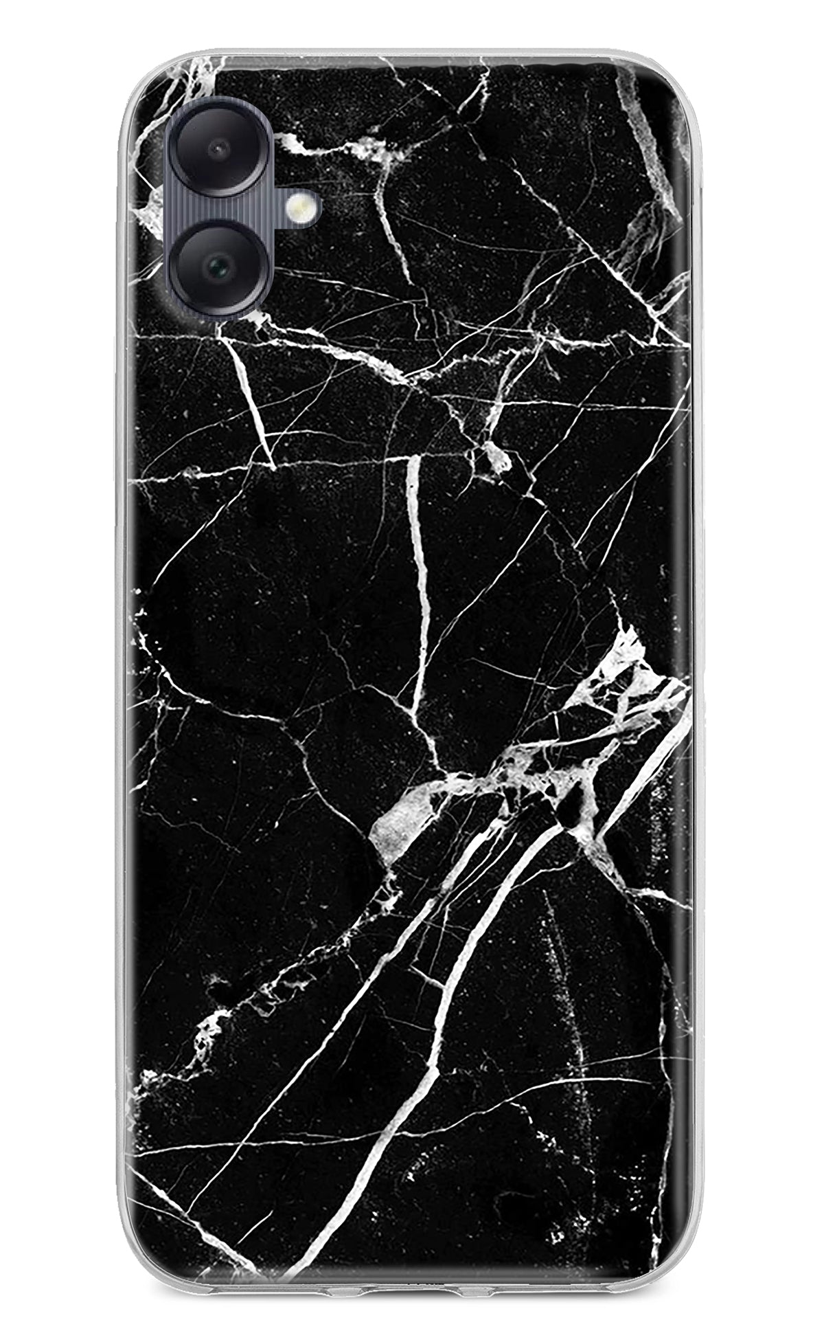 Black Marble Pattern Samsung A05 Back Cover