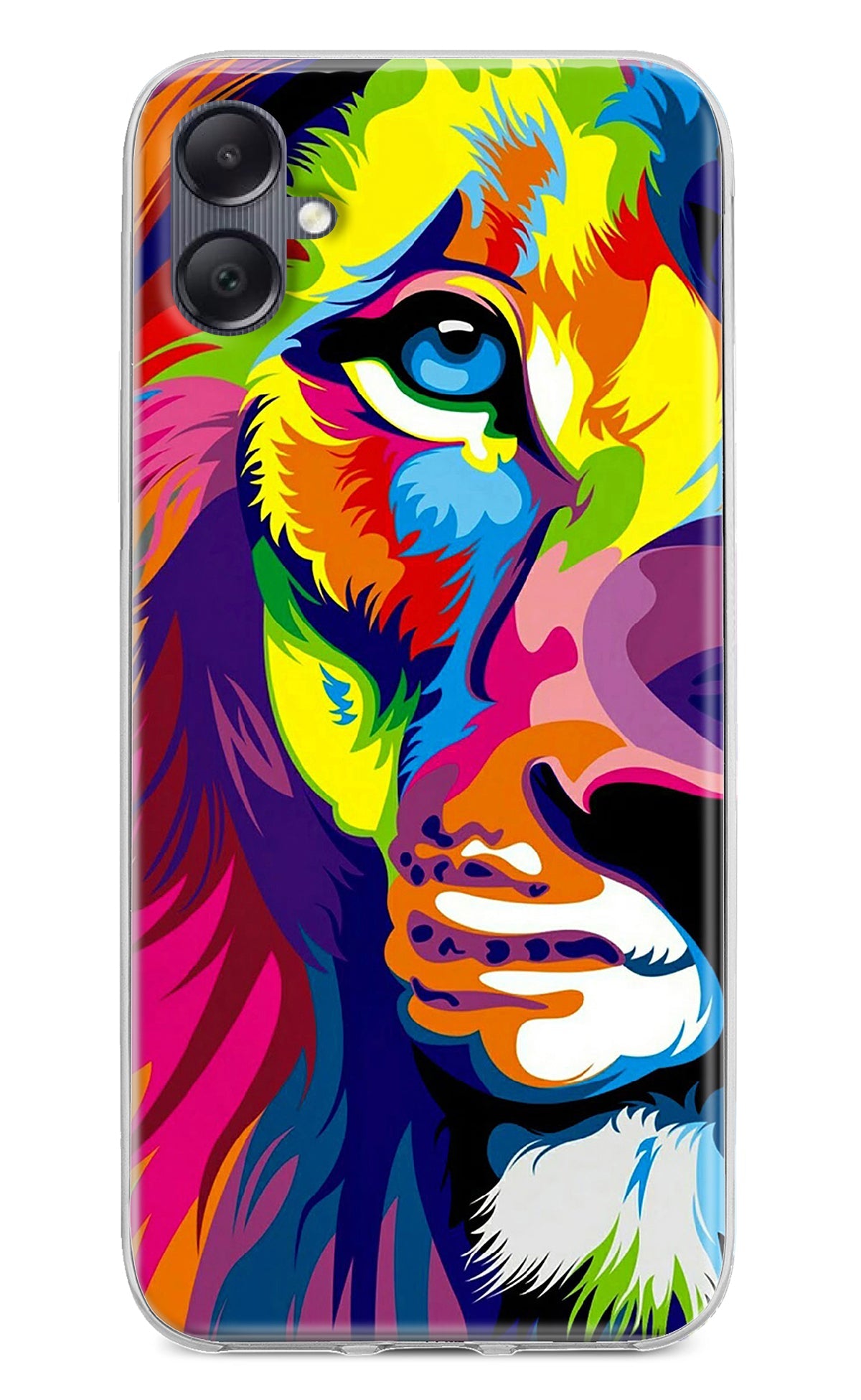 Lion Half Face Samsung A05 Back Cover