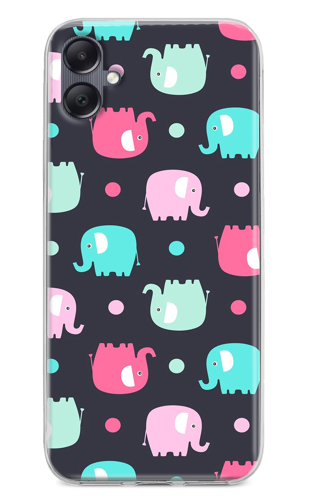 Elephants Samsung A05 Back Cover