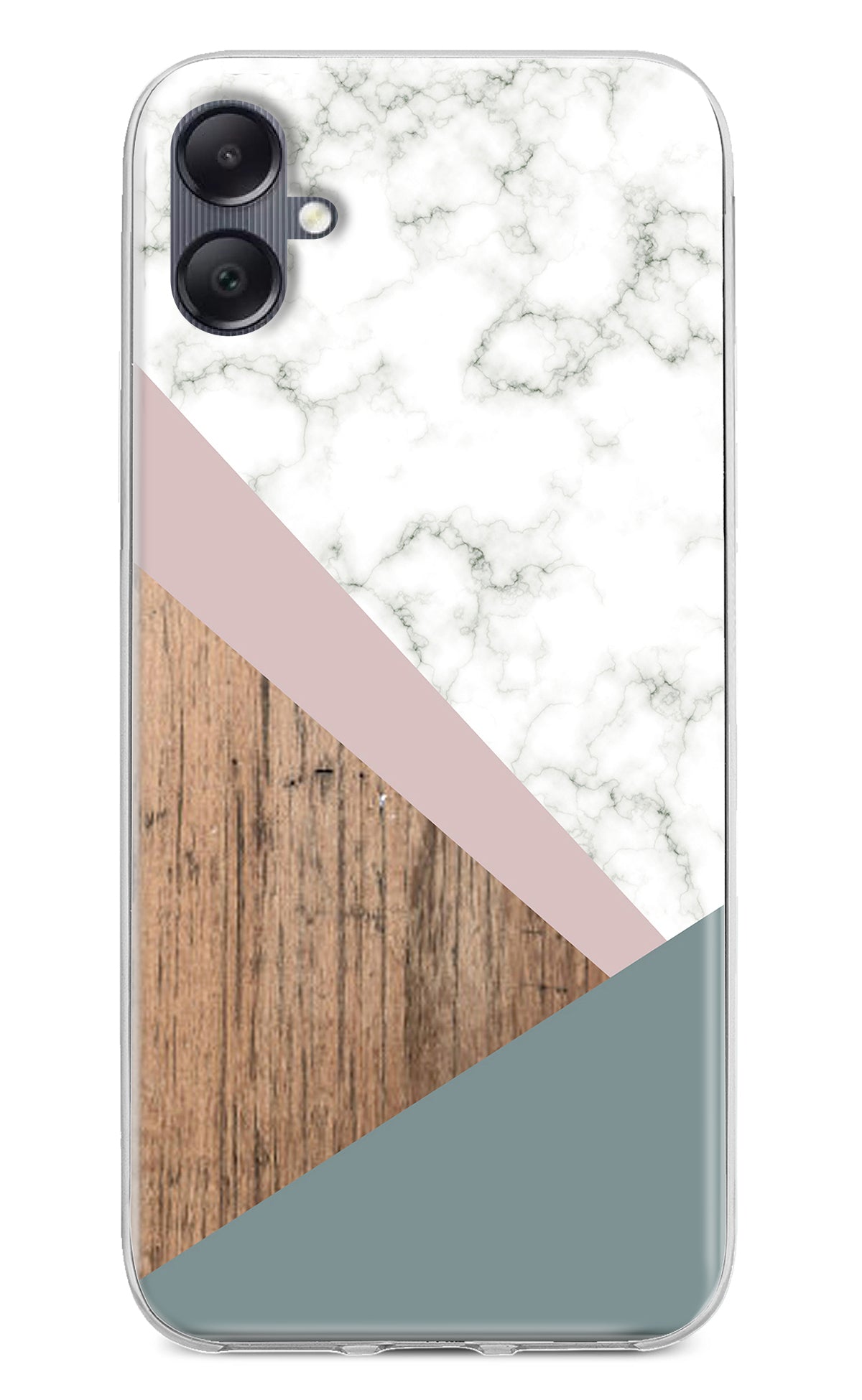 Marble wood Abstract Samsung A05 Back Cover