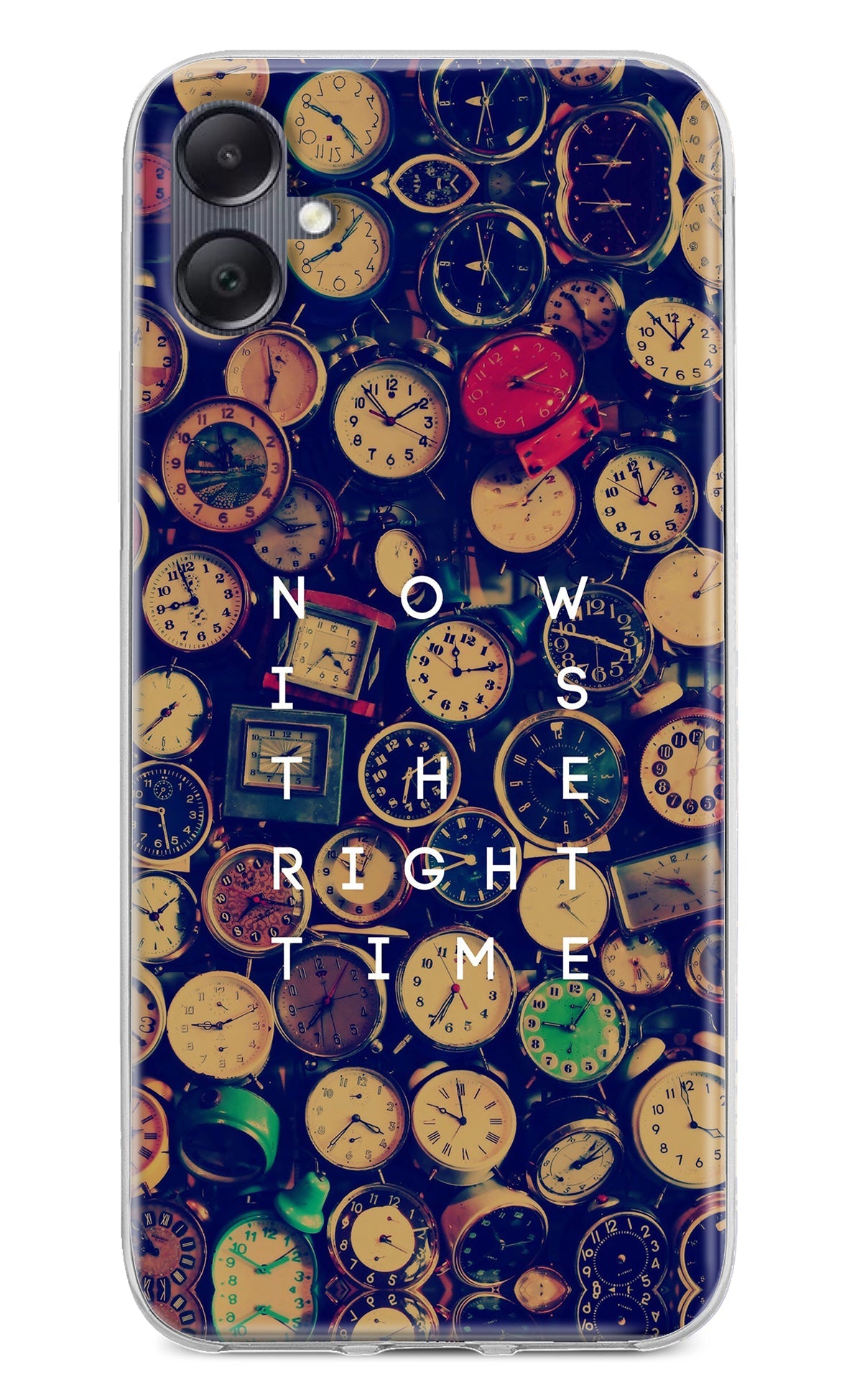 Now is the Right Time Quote Samsung A05 Back Cover