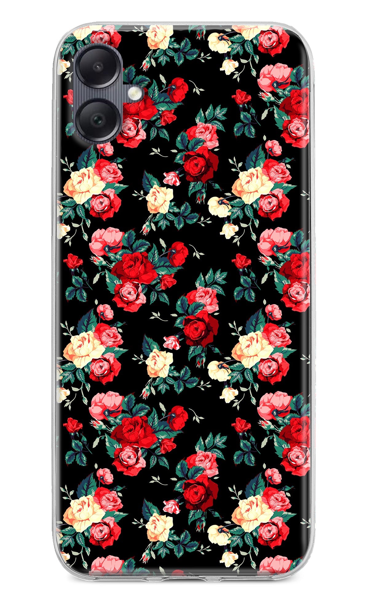 Rose Pattern Samsung A05 Back Cover