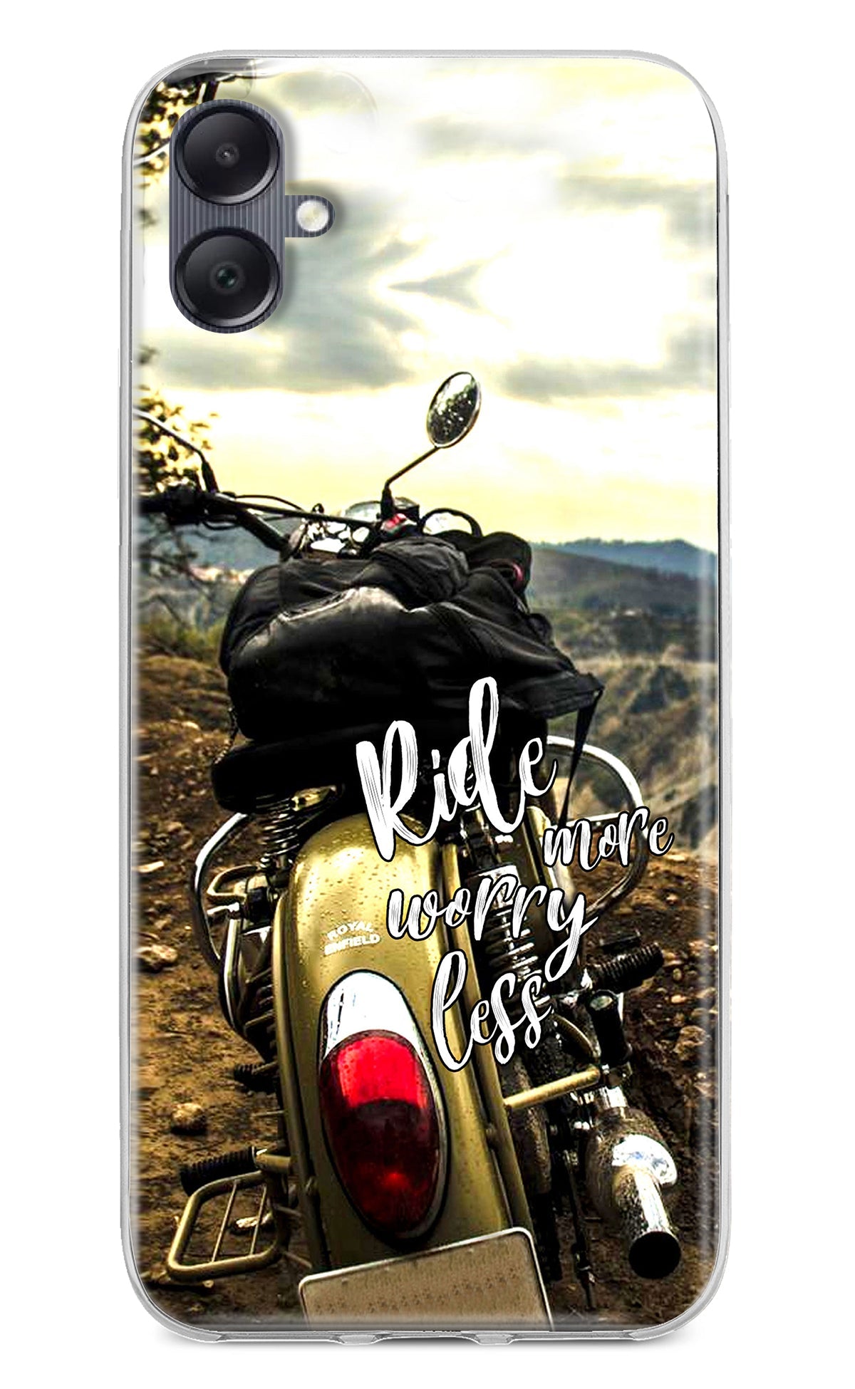 Ride More Worry Less Samsung A05 Back Cover