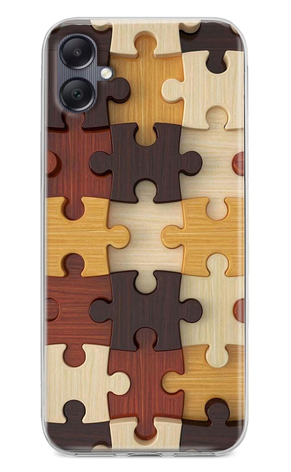 Wooden Puzzle Samsung A05 Back Cover