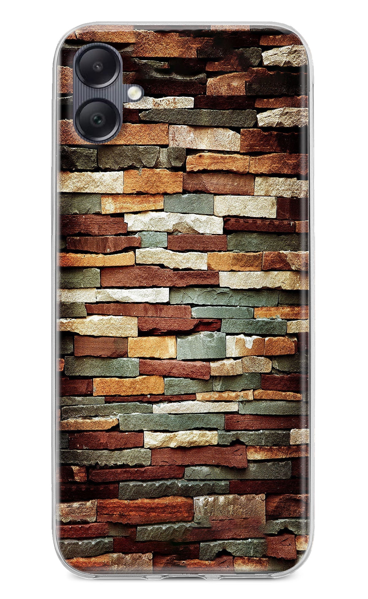 Bricks Pattern Samsung A05 Back Cover