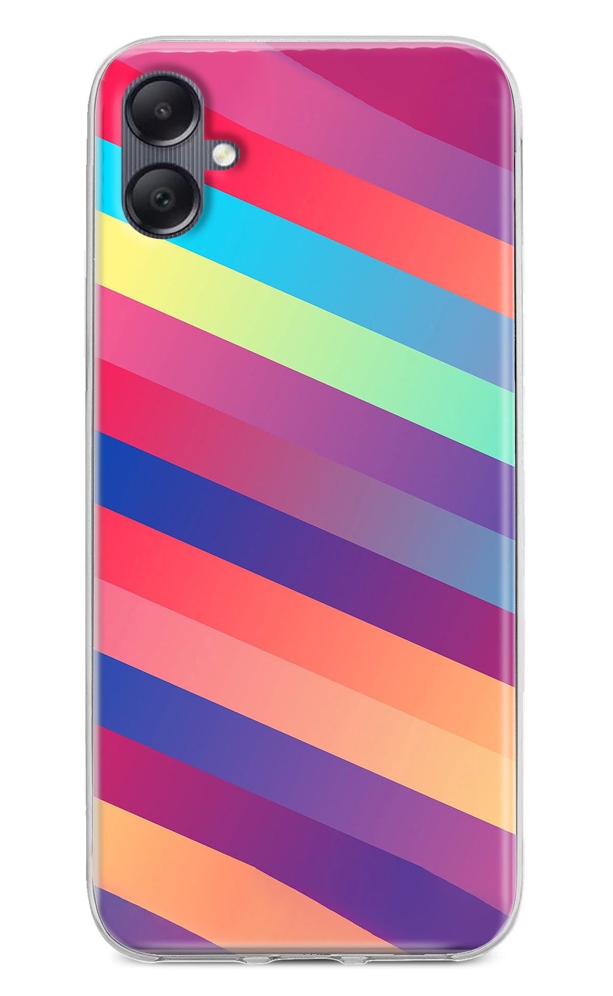 Stripes color Samsung A05 Back Cover